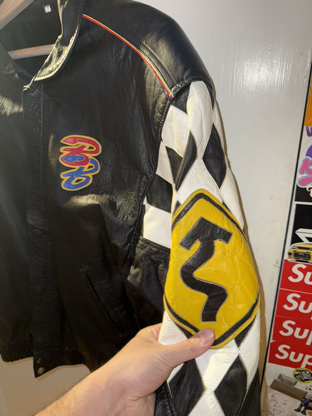 NASCAR Betty Boop Leather NASCAR jacket Size US L / EU 52-54 / 3 - 4 Thumbnail