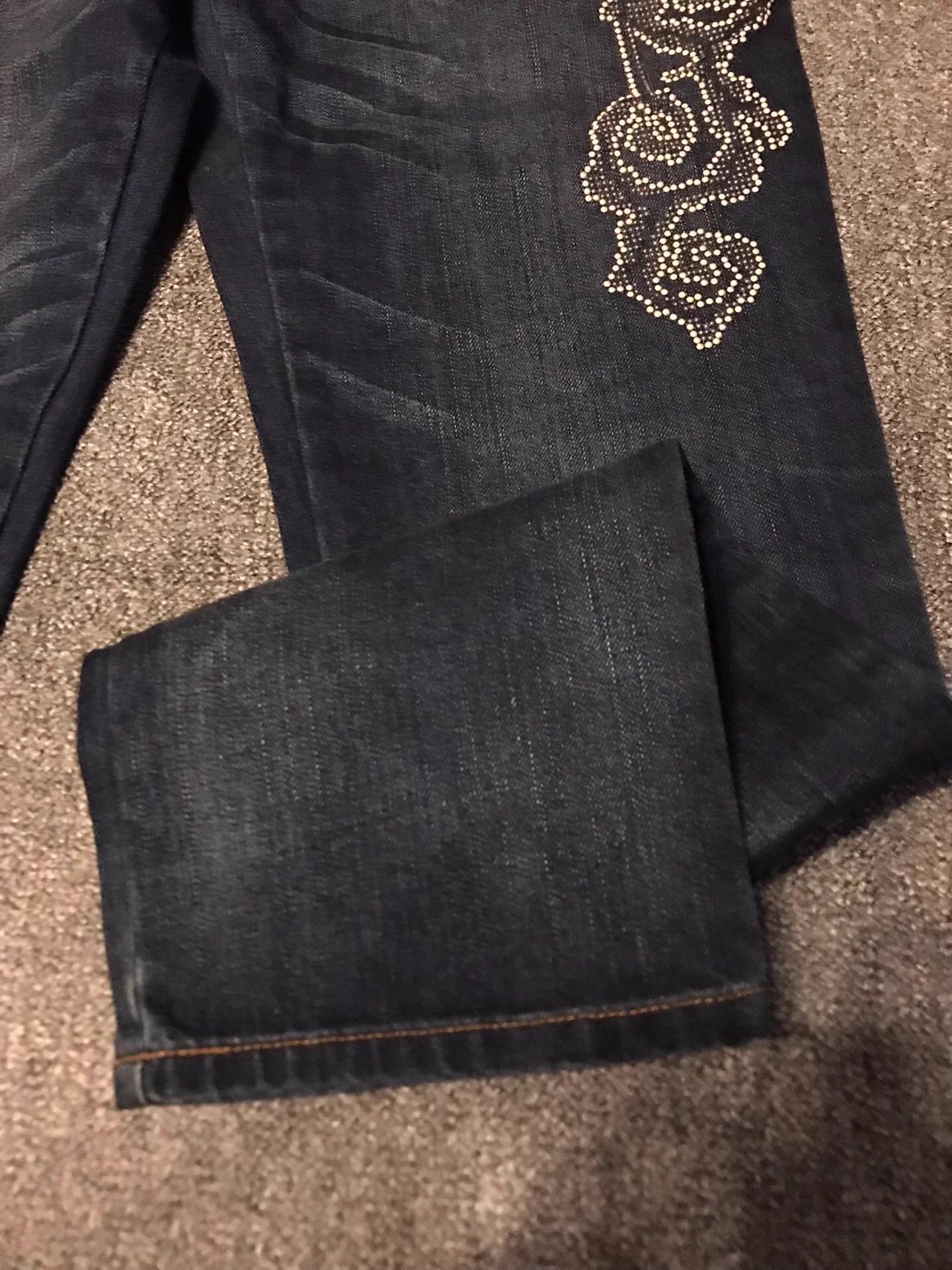 Versace Versace Jeans Heavy Rivet Straight 33 Near New Size US 33 - 3 Thumbnail