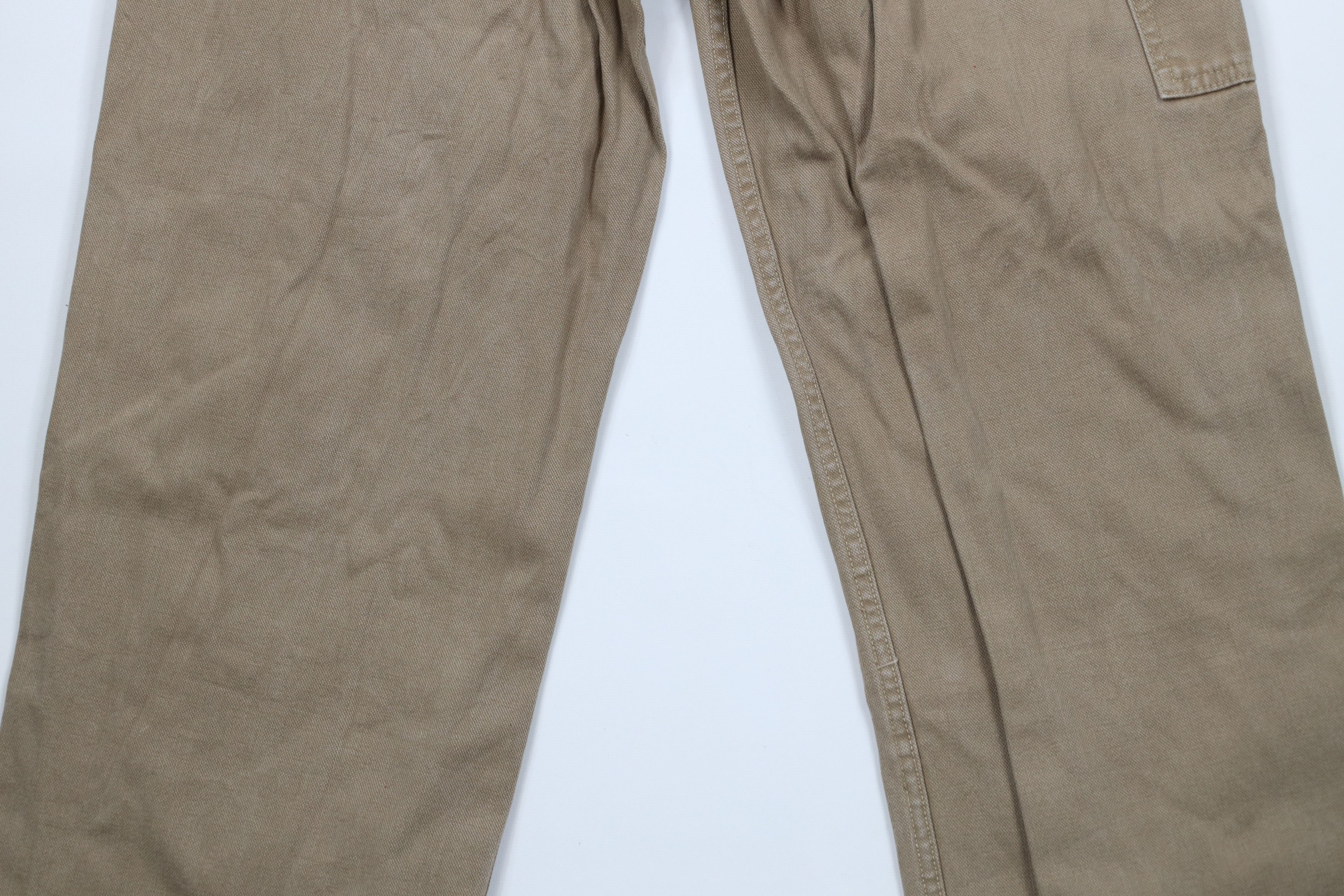 Gap × Vintage Vintage 90s Y2K Gap Miner Double Knee Wide Leg Canvas Jeans Size US 30 / EU 46 - 12 Thumbnail