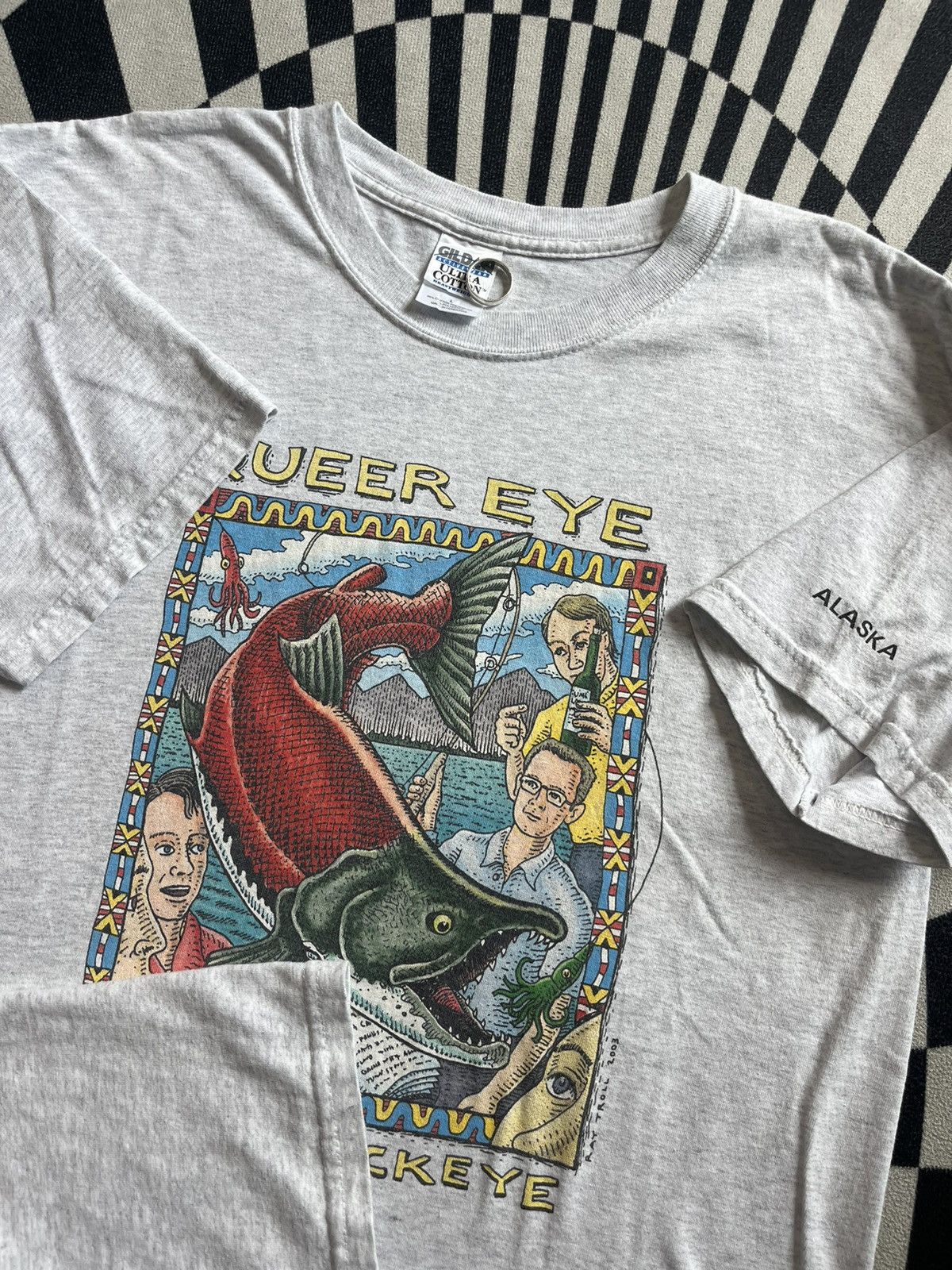 Arts & Science Vintage QUEER EYE FOR THE SOCKEYE RAY TROLL 2003’s Tshirt Size US L / EU 52-54 / 3 - 7 Thumbnail