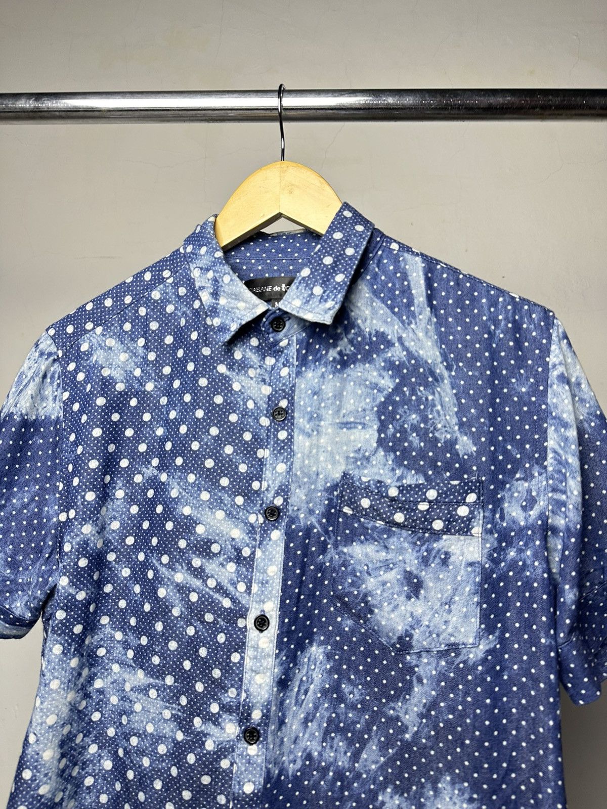 Designer Cabane De Toms Full printed Polkadot button shirt Size M / US 6-8 / IT 42-44 - 3 Thumbnail