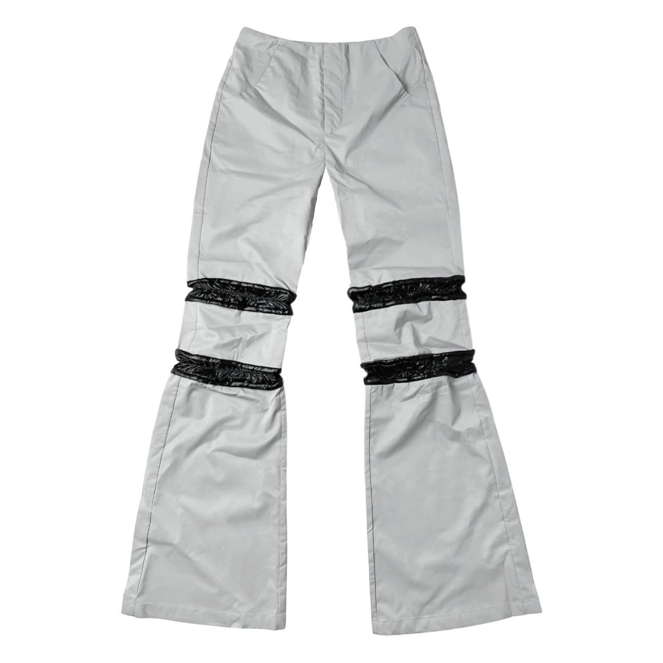 Japanese Brand Tilt Knees Puffer Paneled Pants Gorpcore Futuristic Size 27" / US 4 / IT 40 - 1 Thumbnail