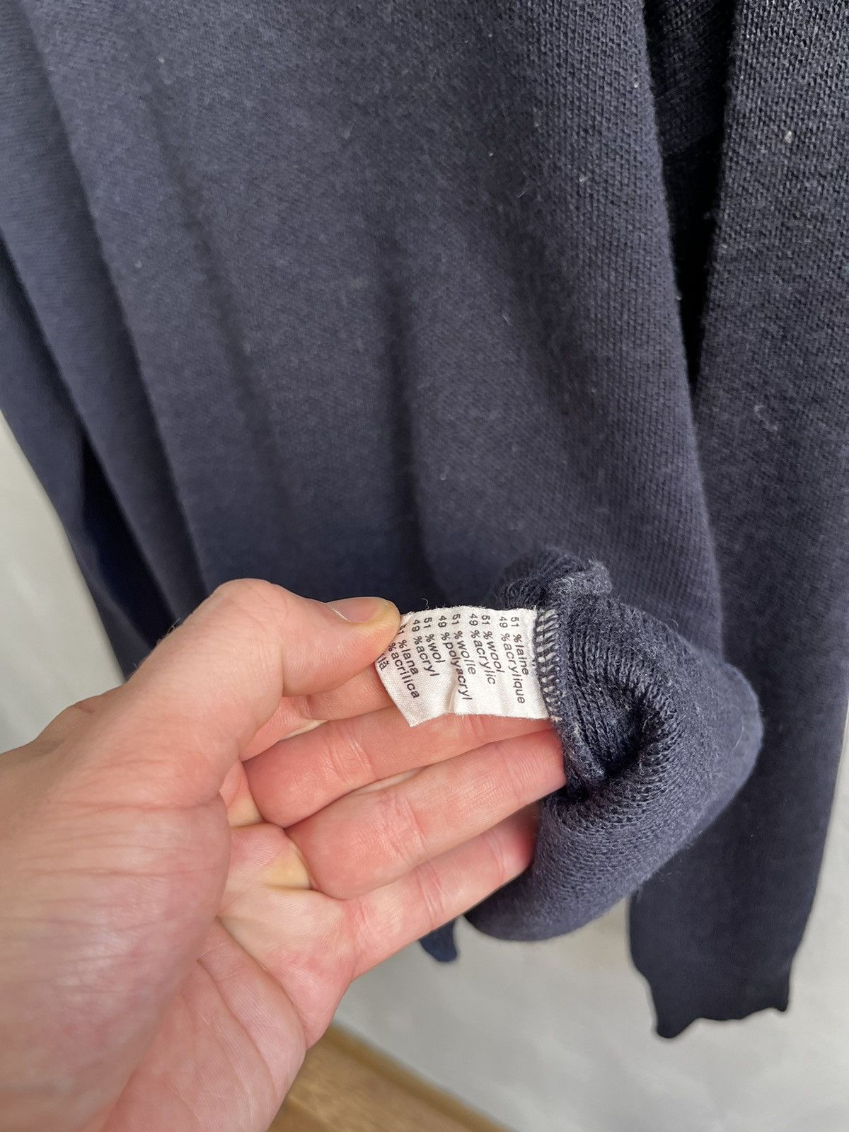 Lacoste × Vintage Lacoste knit sweater vintage France Size US L / EU 52-54 / 3 - 6 Thumbnail