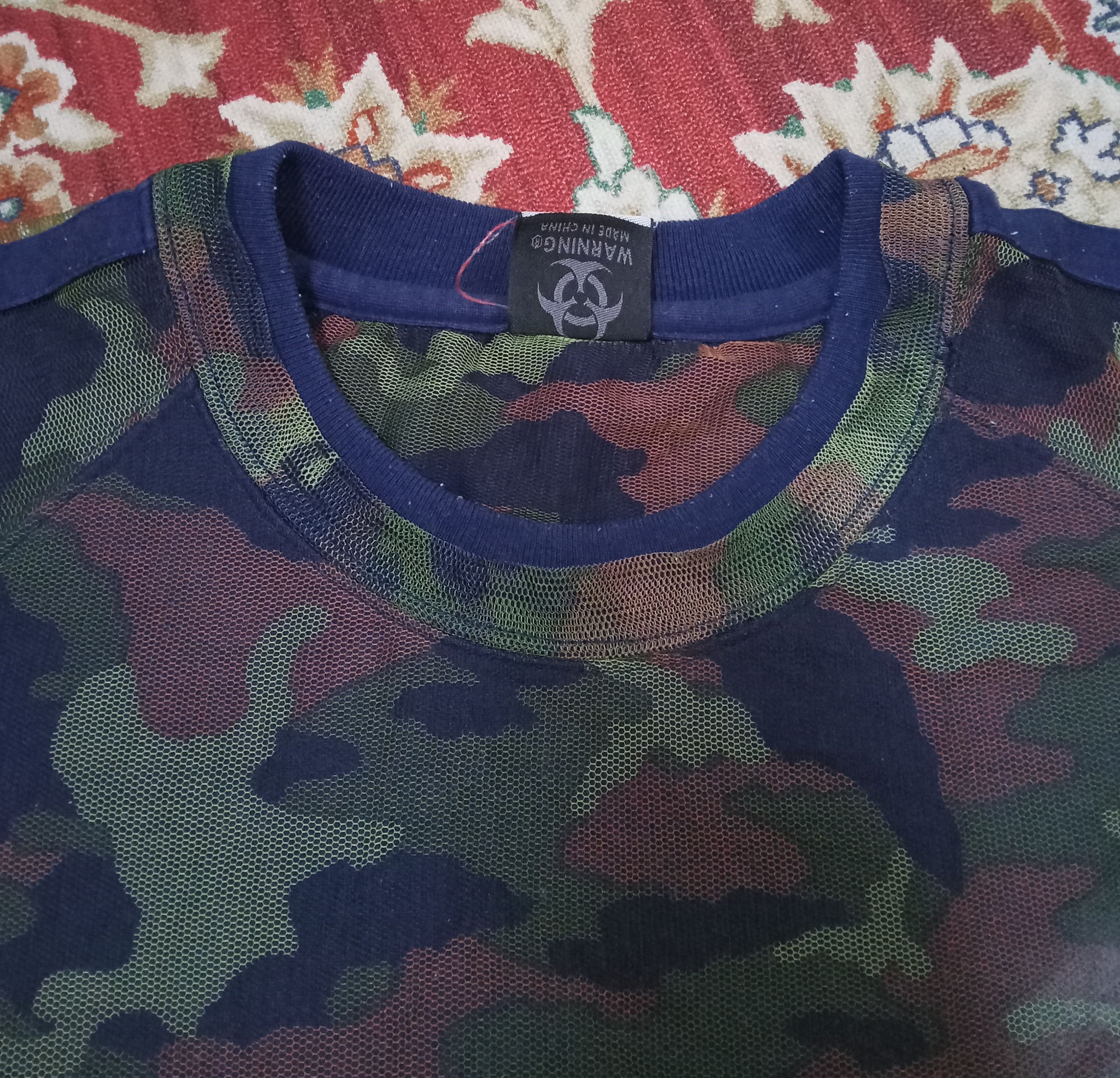 Other Warning Street Gear , Double Layer Long Sleeve Rare T Shirt Size US L / EU 52-54 / 3 - 4 Thumbnail