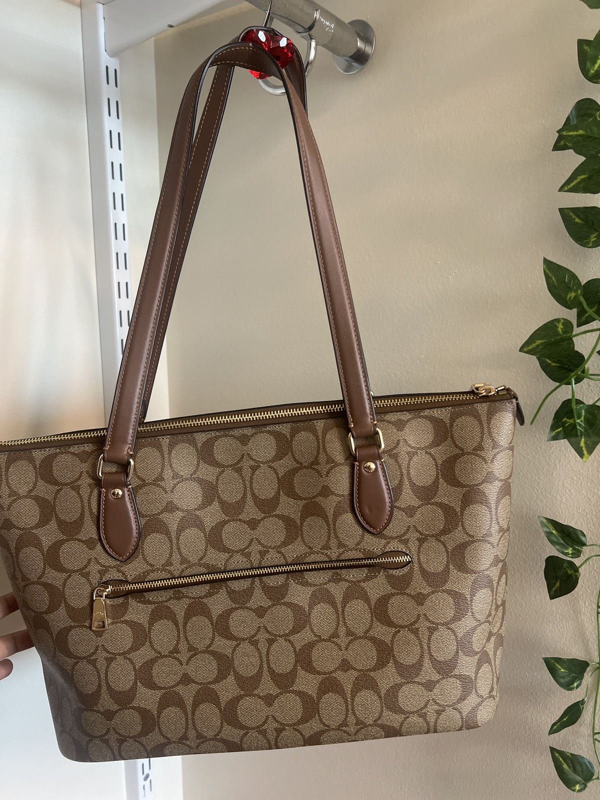 Coach COACH Khaki Brown Tote Size ONE SIZE - 5 Thumbnail
