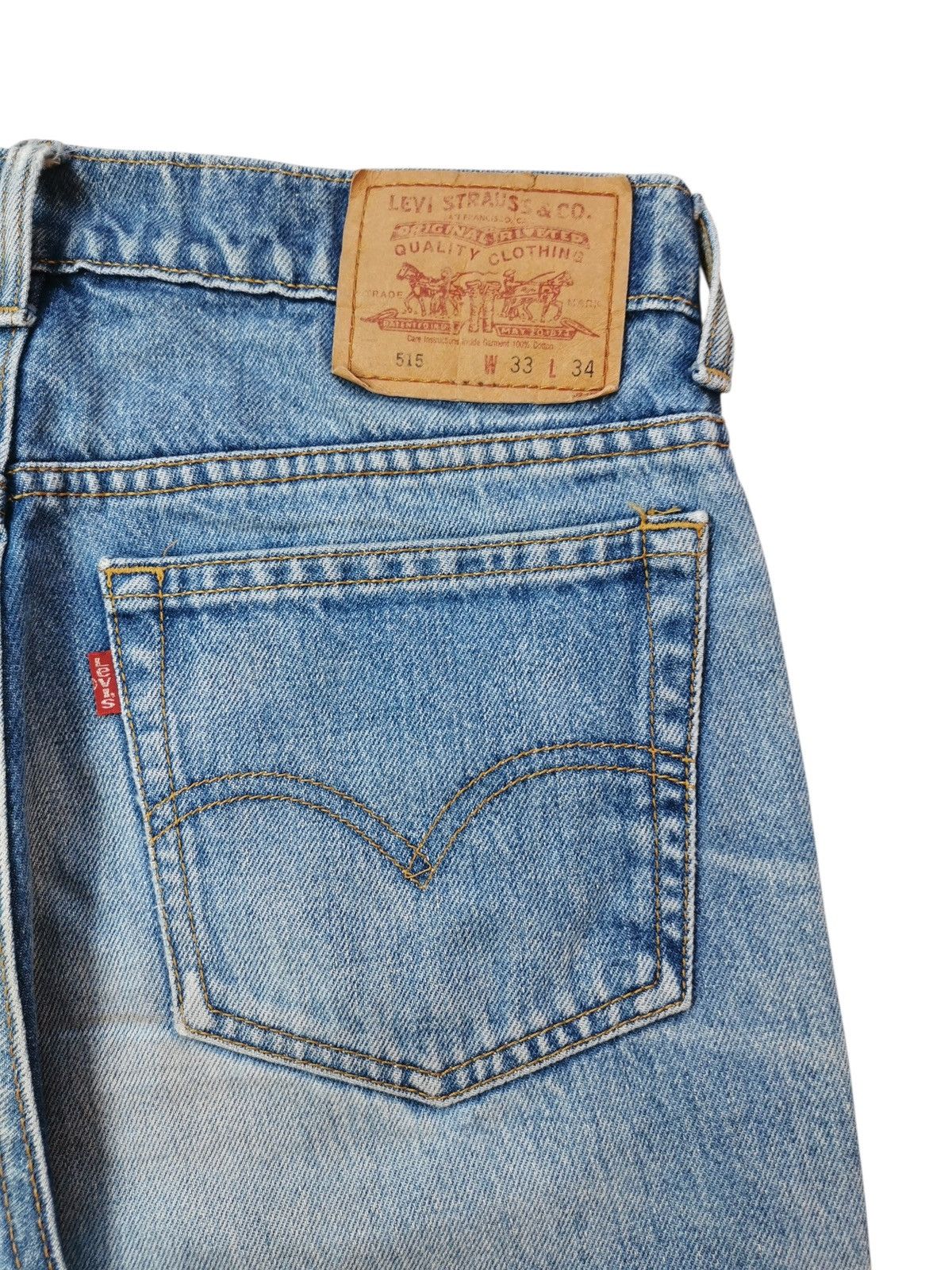 Vintage Levi’s 515 Distressed Straight Fit Jeans Y2K