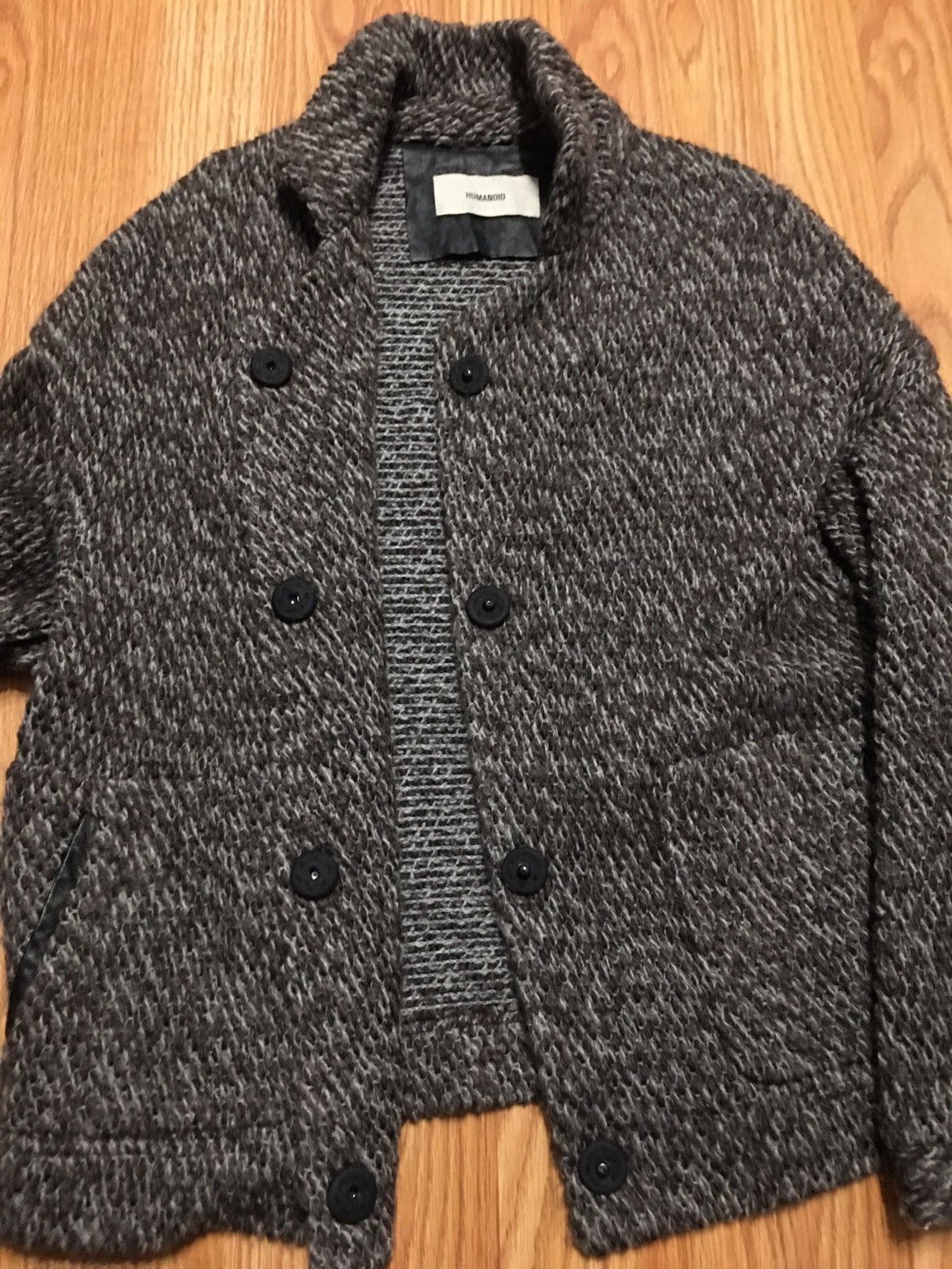 HUMANOID HUMANOID Wool Alpaca Knit Cardigan Sweater Size M / US 6-8 / IT 42-44 - 7 Thumbnail