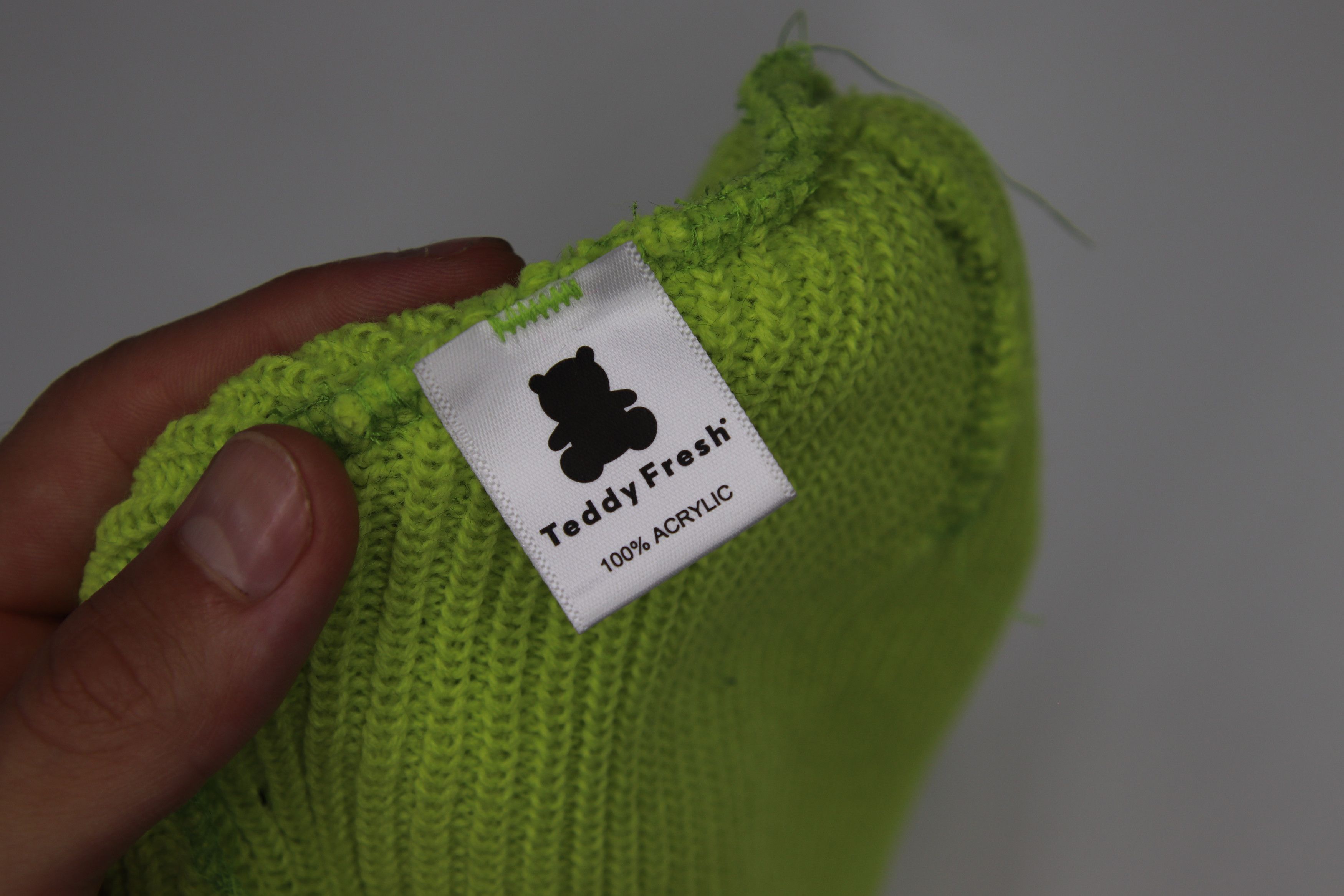 Teddy Fresh Teddy Fresh Beanie Green Size ONE SIZE - 3 Thumbnail