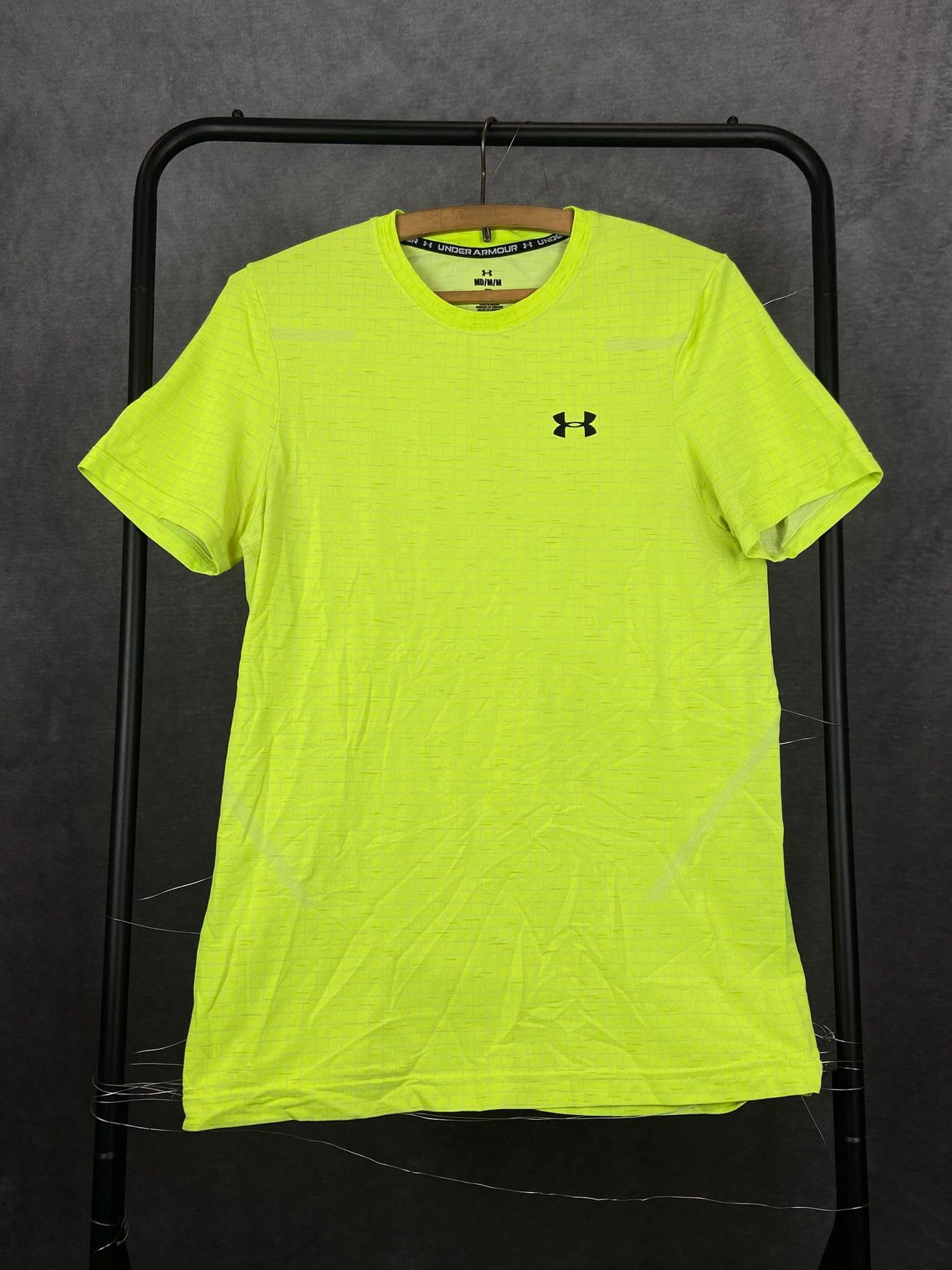 Under Armour Under Armour Training T-Shirt Neon Yellow Mini Logo M Size US M / EU 48-50 / 2 - 1 Thumbnail