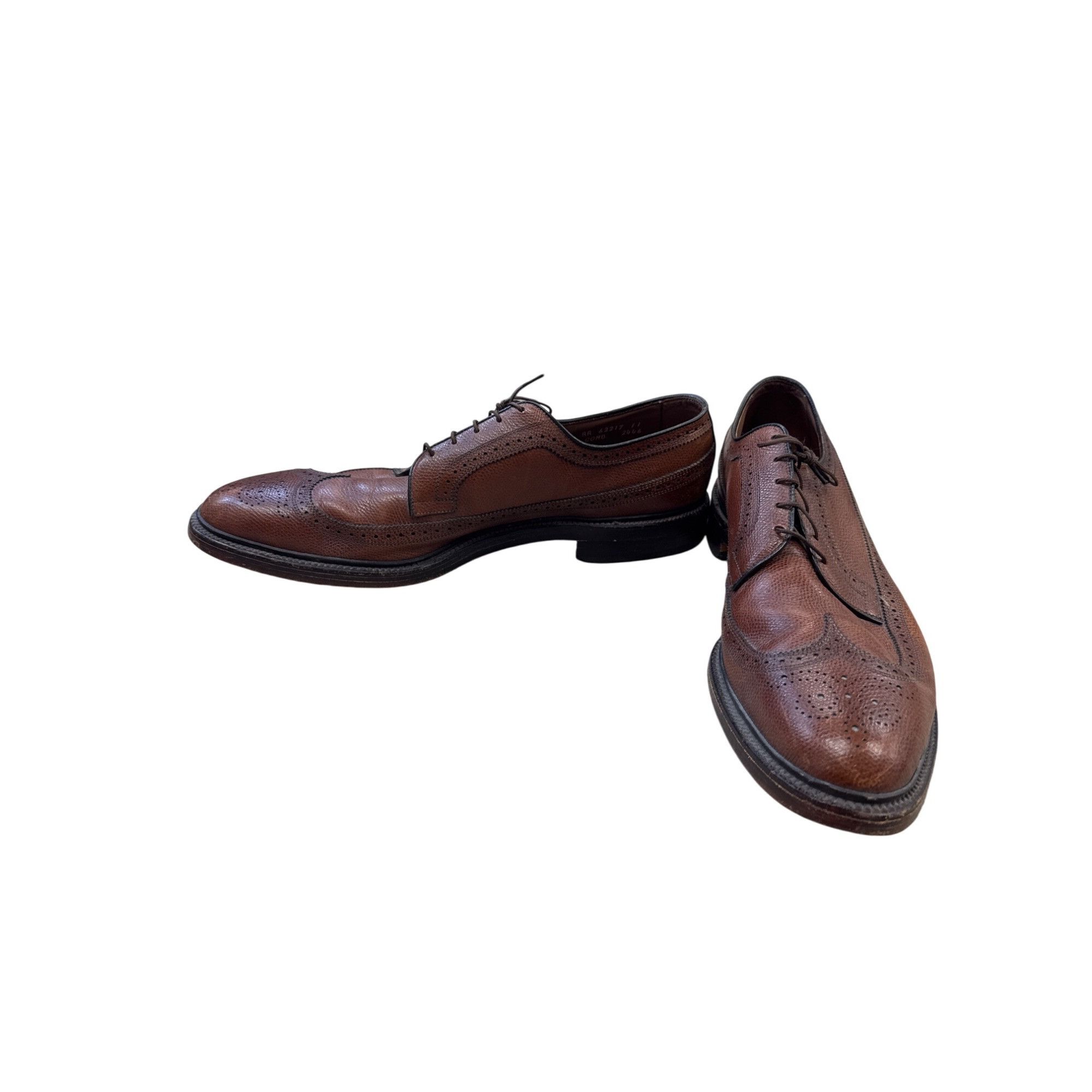 Allen Edmonds Allen Edmonds MacNeil Mens Brown Leather Oxford Dress Shoes Size US 14 / EU 47 - 2 Thumbnail