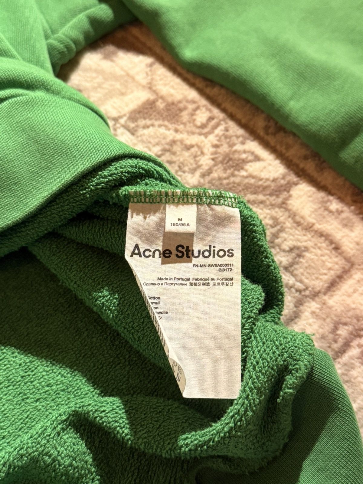 Acne Studios Acne Studios Fyre Bubble Logo Crew Sweat Size US M / EU 48-50 / 2 - 4 Thumbnail
