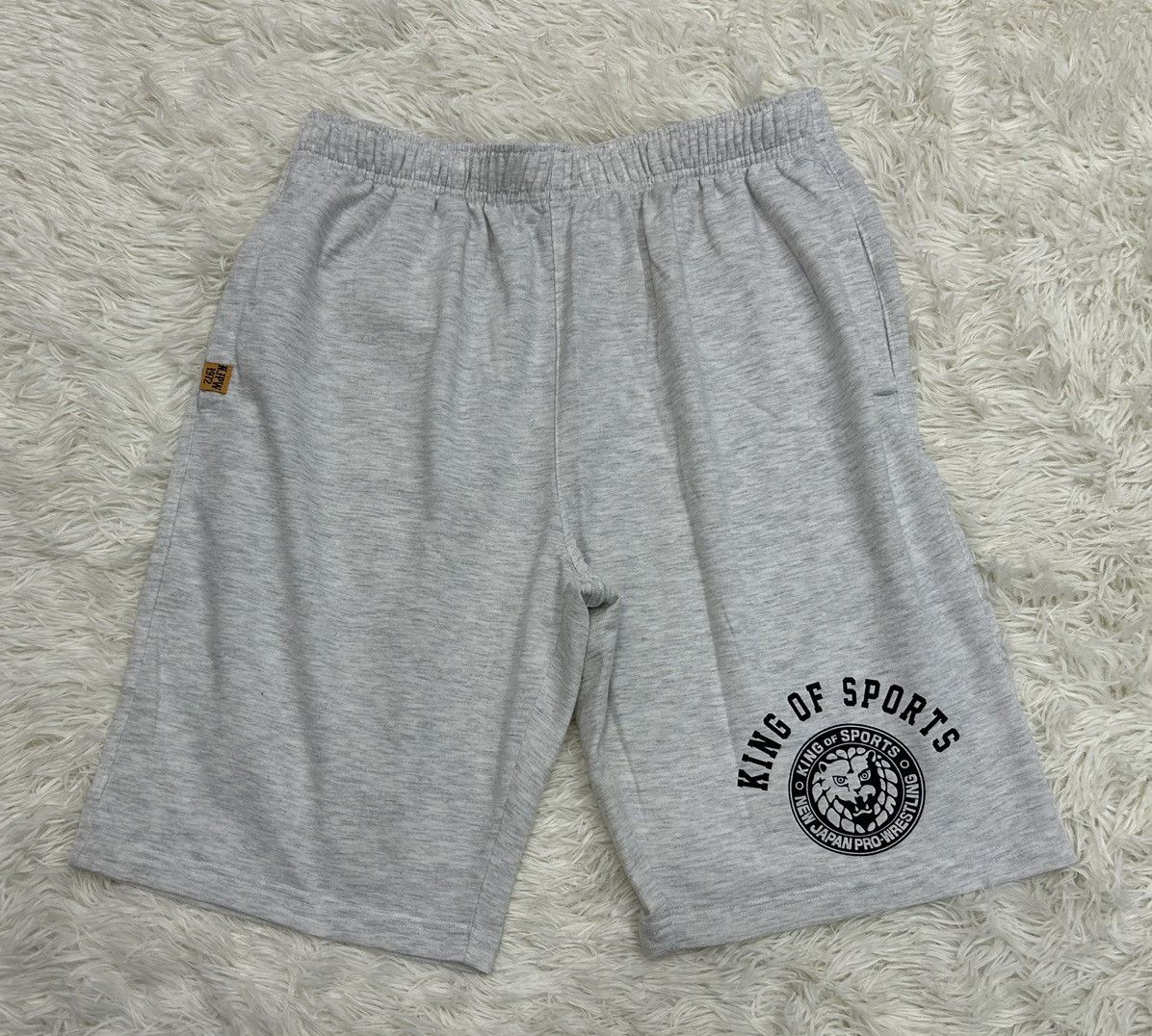 Japanese Brand New Japan Pro-Wrestling Sweat Short Pants Size US 32 / EU 48 - 1 Thumbnail
