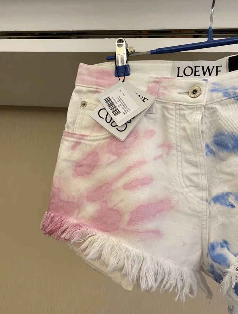 Loewe LOEWE Color blended denim shorts Size 26" / US 2 / IT 38 - 4 Thumbnail