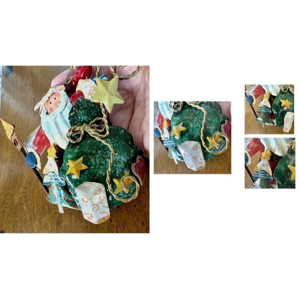 Designer × Vintage NWT VTG Kurt Adler Santa Cardinal Birdhouse Christmas Tree Size ONE SIZE - 9 Thumbnail