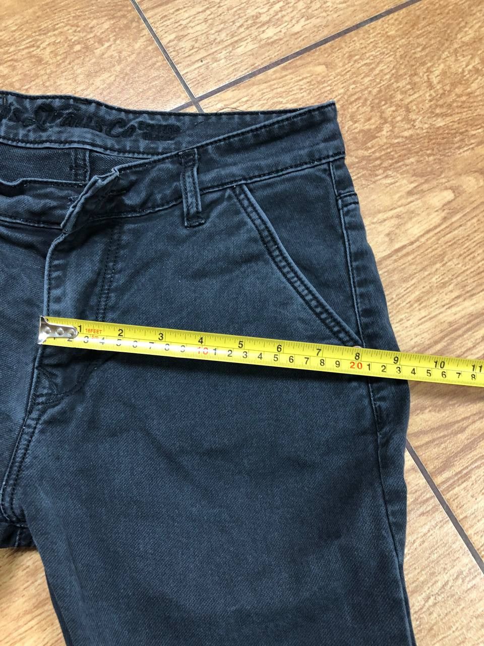 Japanese Brand Crazy Crash Dirty Faded Jean Japan Avant Garde Style Size US 32 / EU 48 - 10 Thumbnail