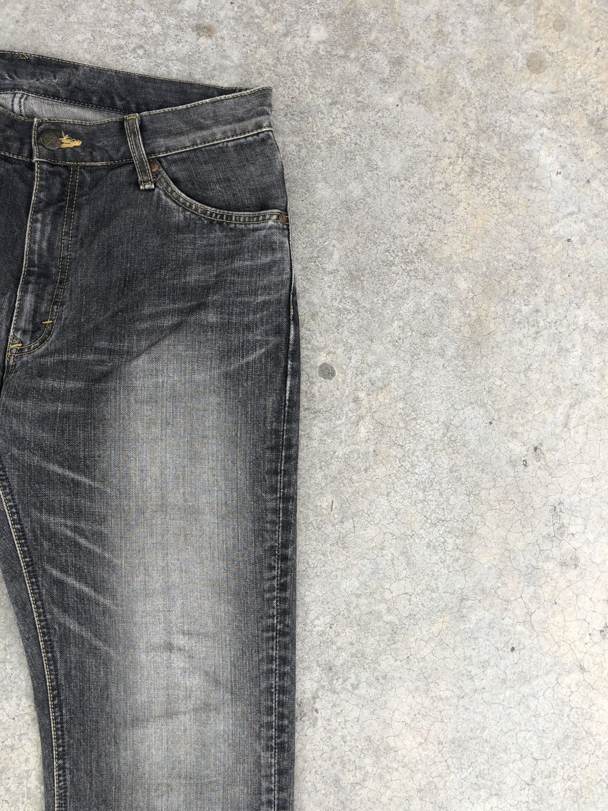 If Six Was Nine Lee Flared Jeans Bootcut Distressed Jeans Size US 33 - 5 Thumbnail