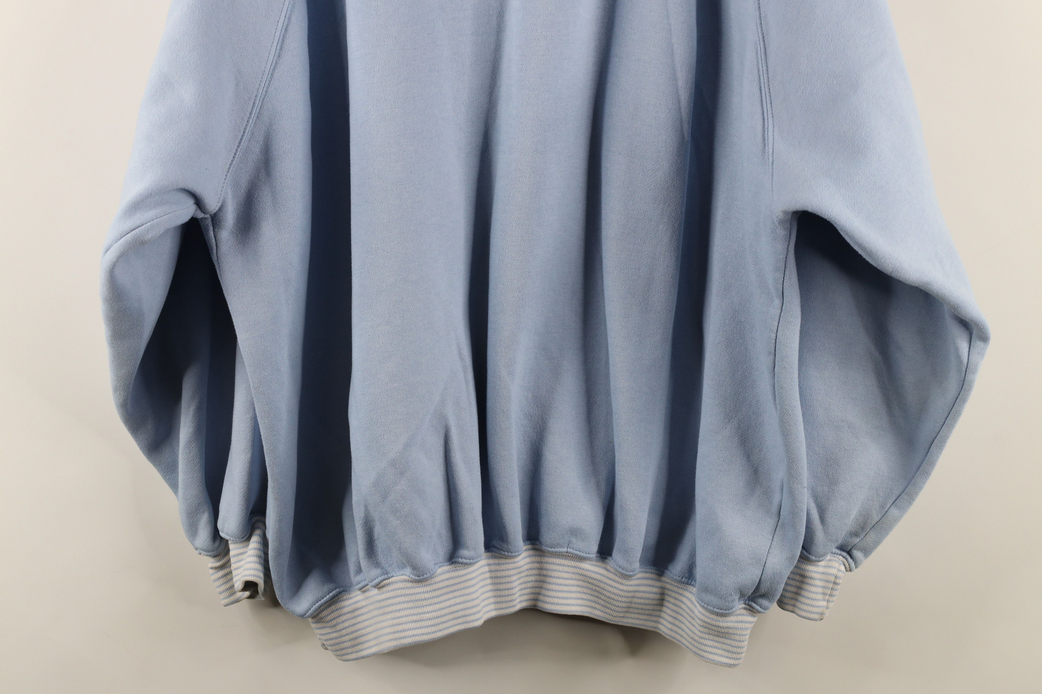 Vintage Vintage 90s Streetwear Crewneck Sweatshirt Light Blue Size XL / US 12-14 / IT 48-50 - 11 Thumbnail