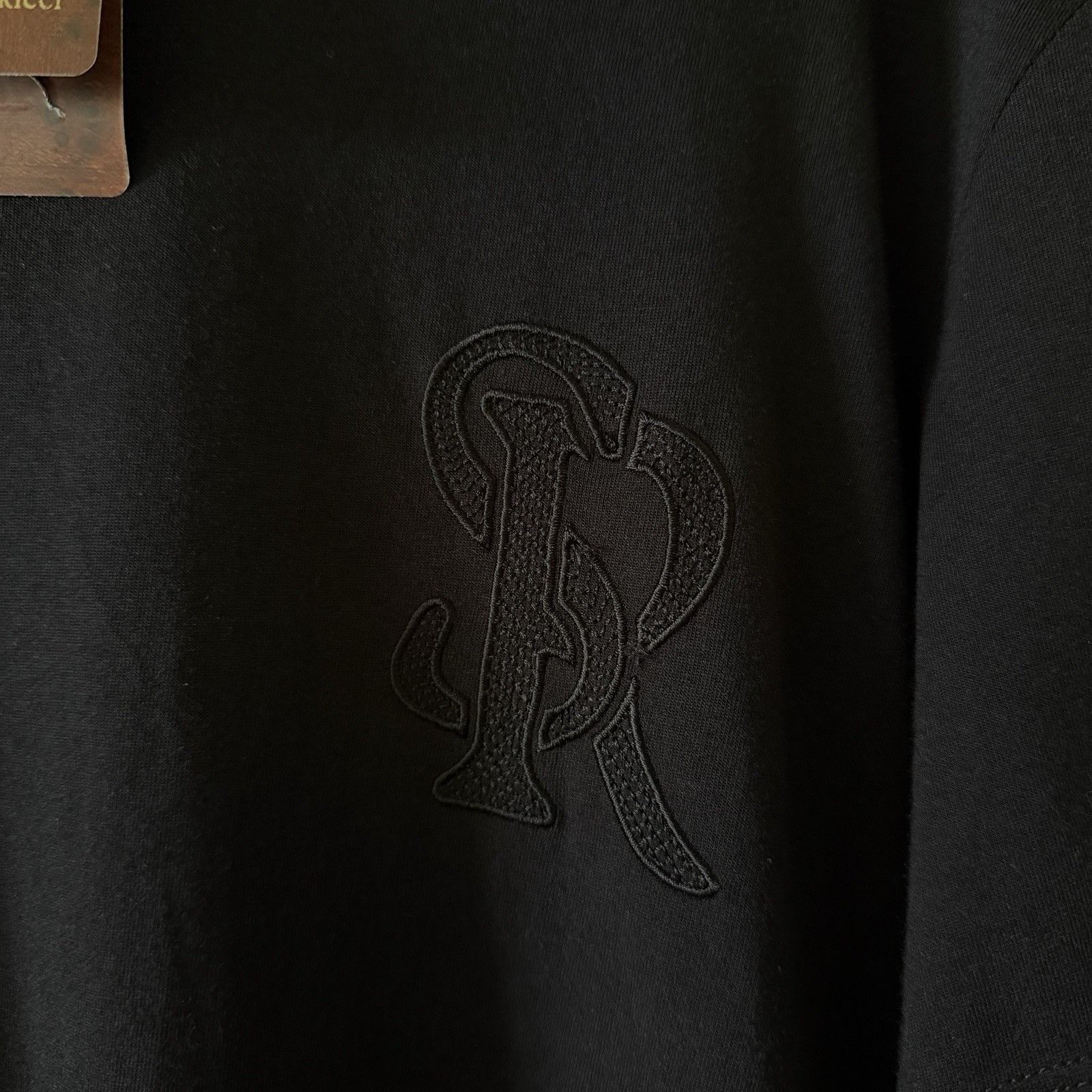 Stefano Ricci NWT Stefano Ricci T-shirt Embroidered SR Logo Size L Black 1 Size US L / EU 52-54 / 3 - 6 Thumbnail