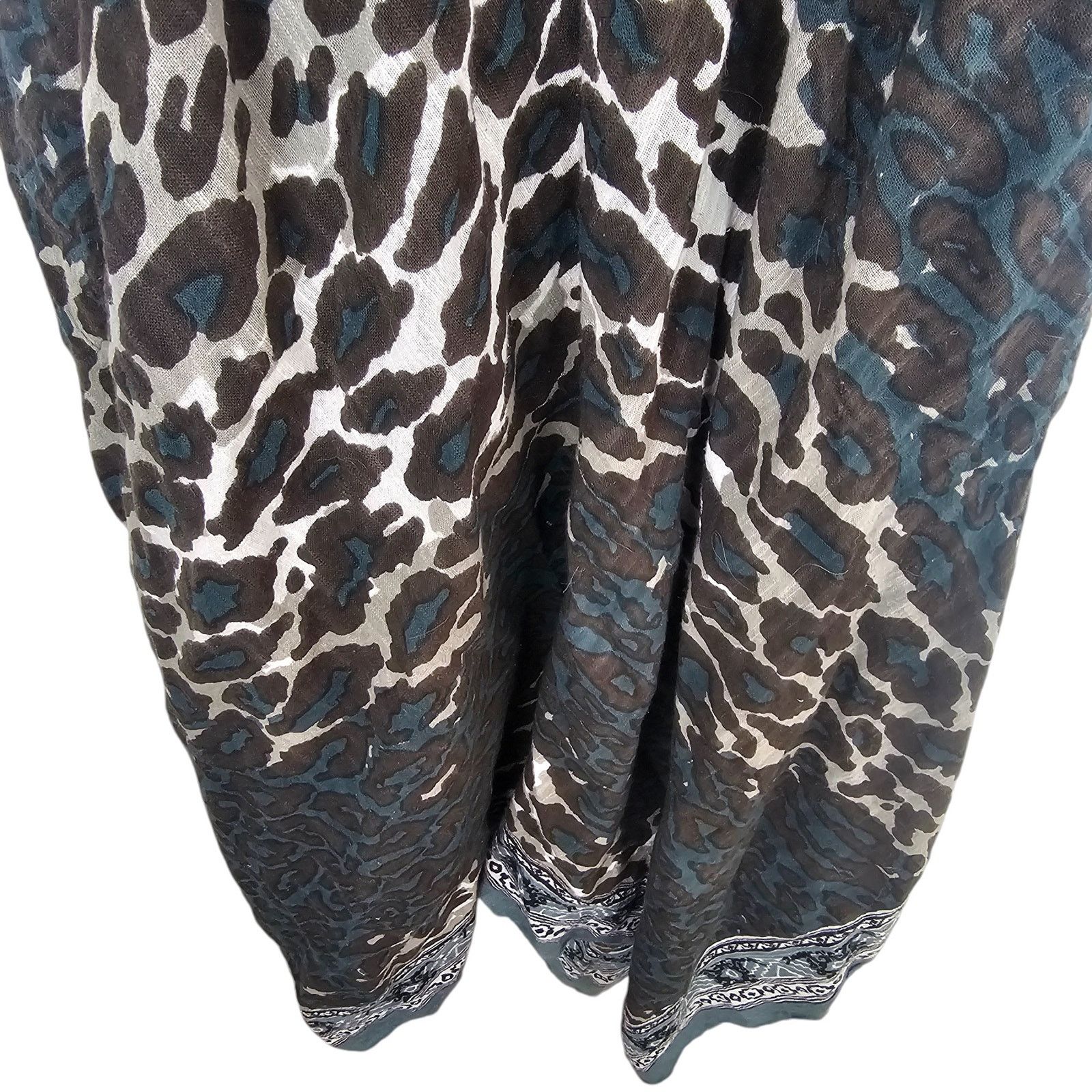 Soft Surroundings Soft Surroundings Womens Handkerchief Hem Maxi Dress Size M Size M / US 6-8 / IT 42-44 - 4 Thumbnail