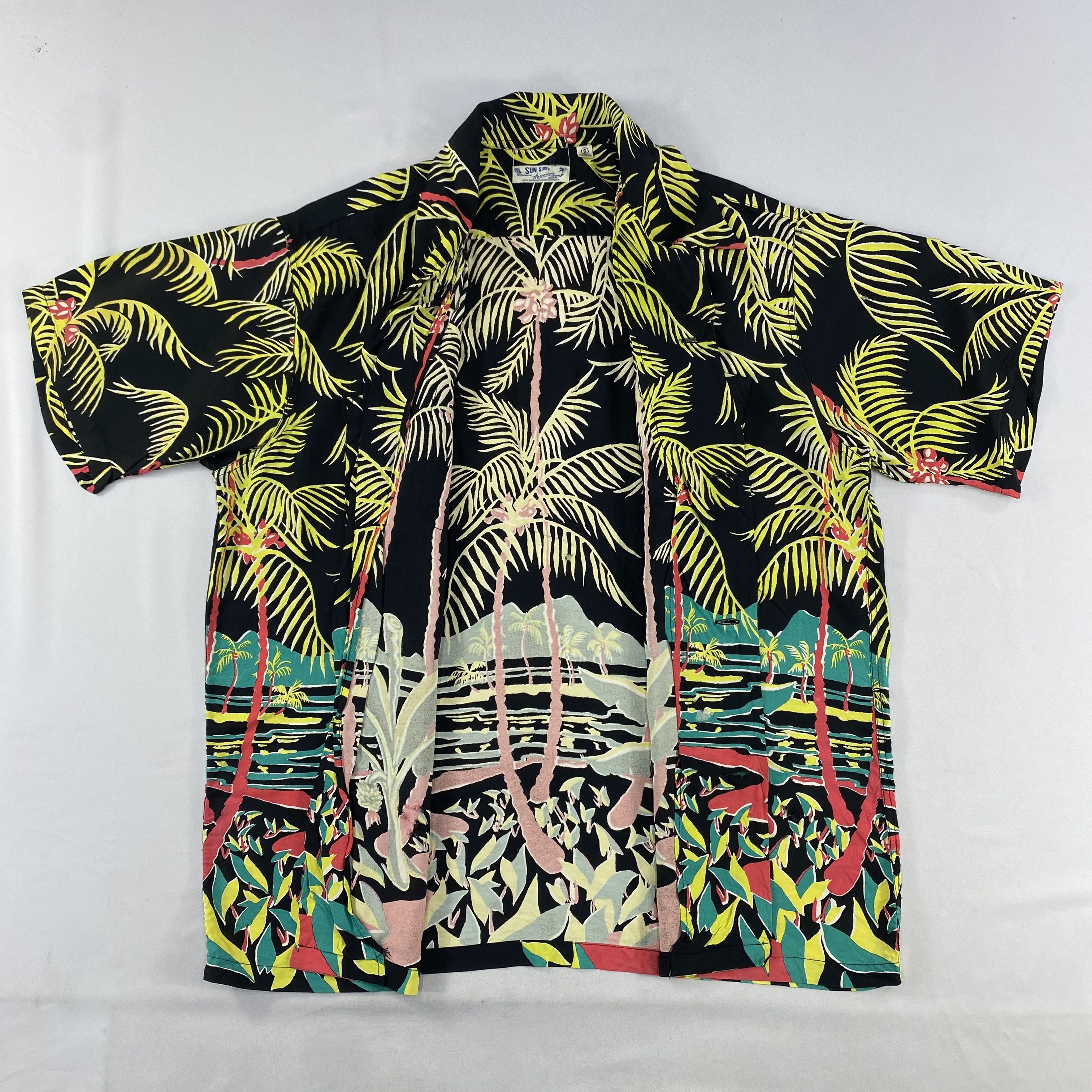 Sun Surf Sun Surf Tropical Palm Tree Aloha Hawaiian Shirt HW048 Size US S / EU 44-46 / 1 - 2 Thumbnail