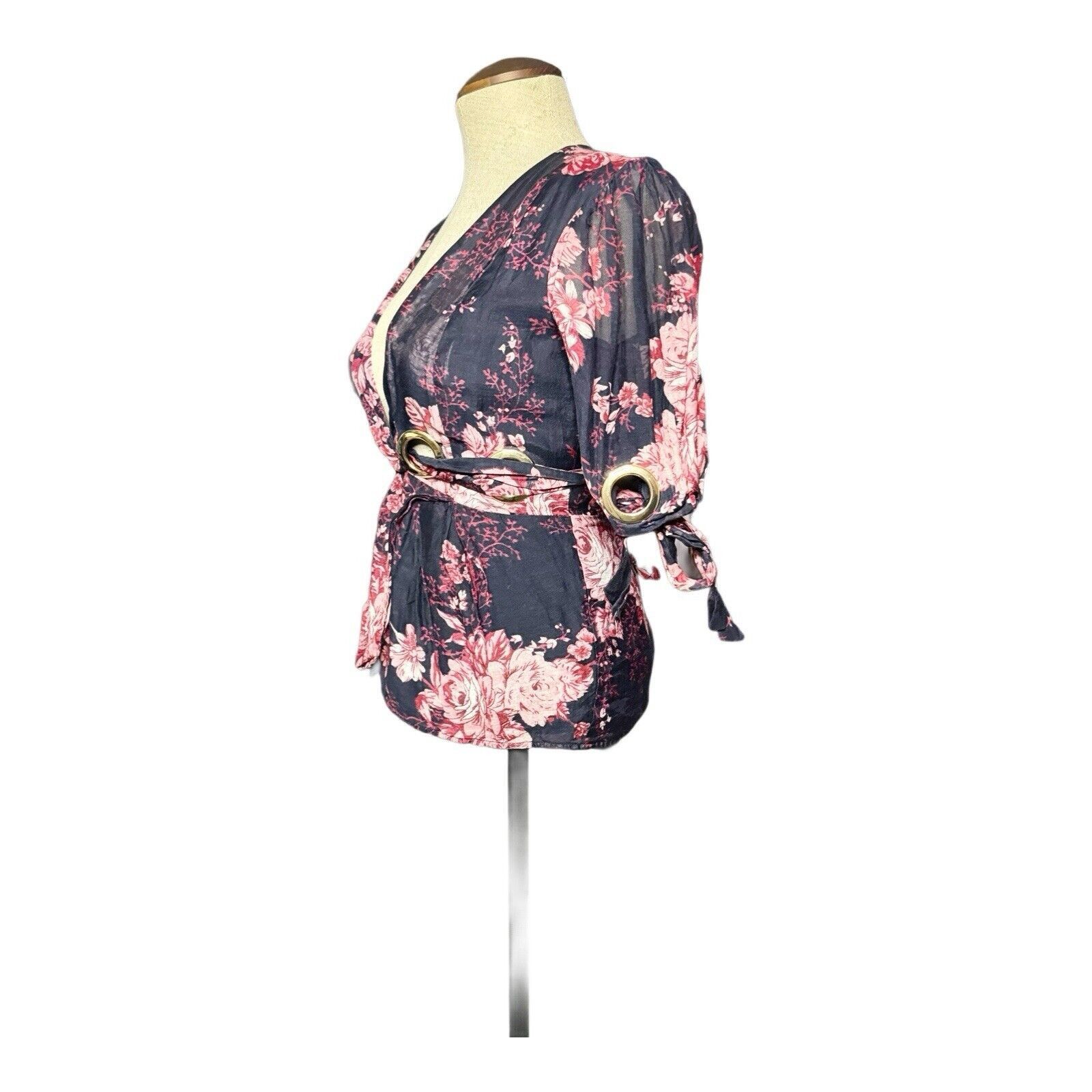 Alice McCall Alice McCall Blouse 2 Silk Only Everything Bow Tie Gold Rin Size XS / US 0-2 / IT 36-38 - 2 Thumbnail