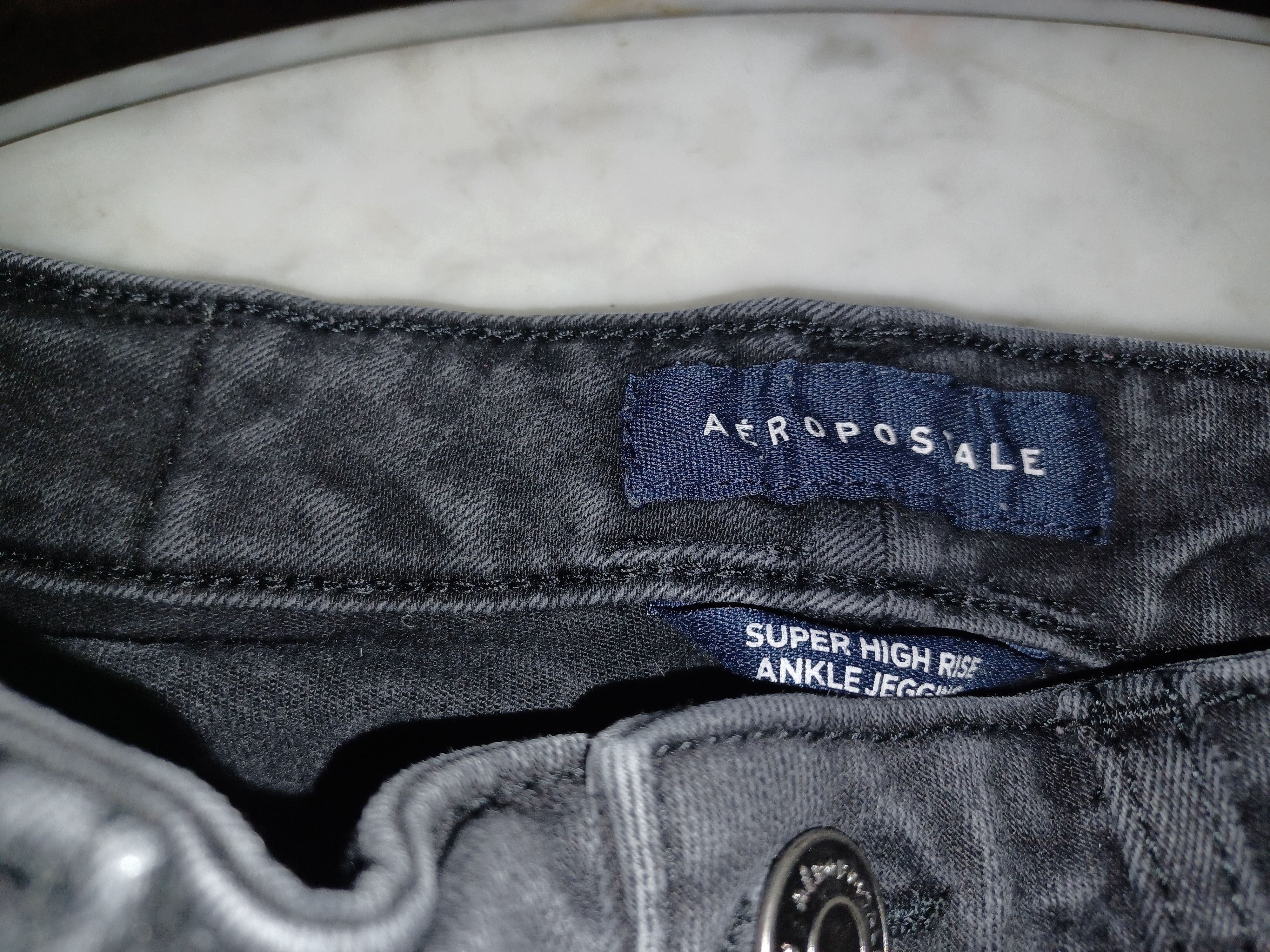 Aeropostale Aeropostale Women's Jeggings 4R Black Size 27" / US 4 / IT 40 - 4 Thumbnail