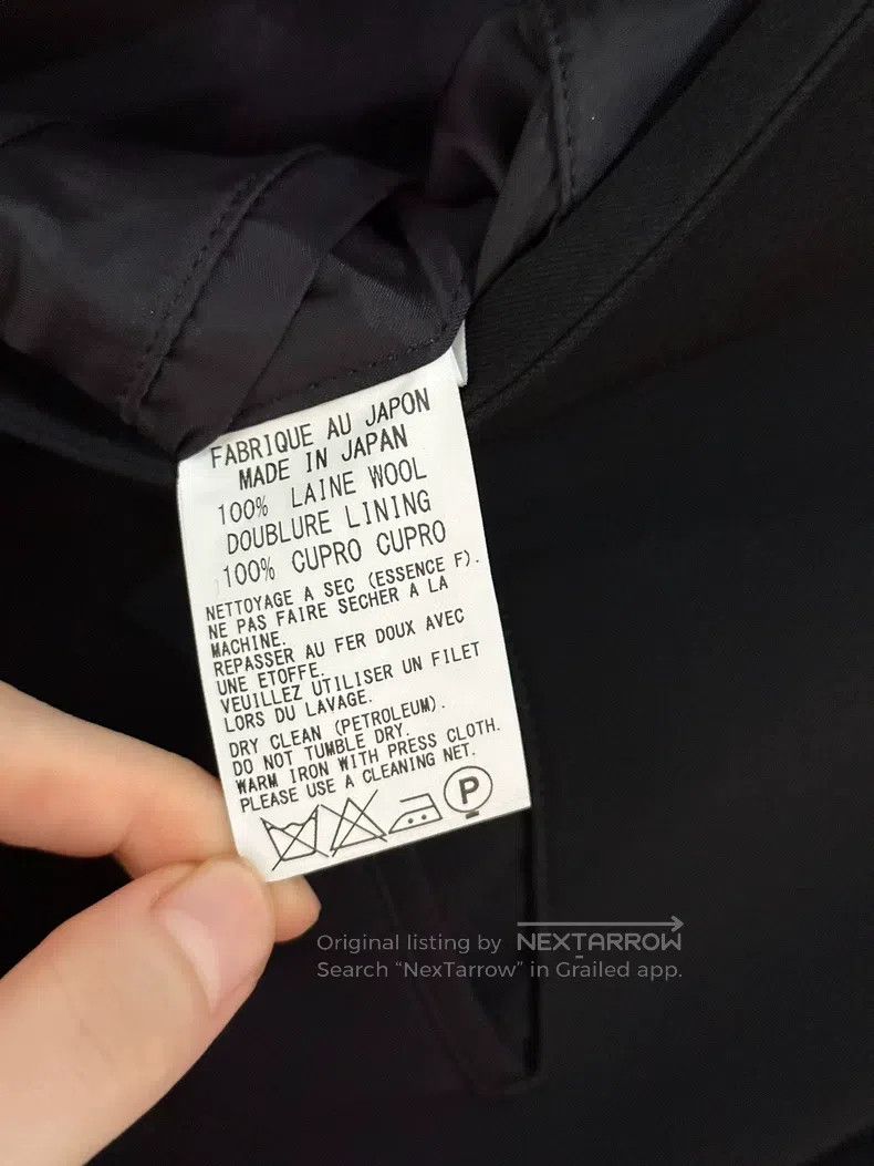 Y's Y's Long black trench coat Size US M / EU 48-50 / 2 - 9 Thumbnail