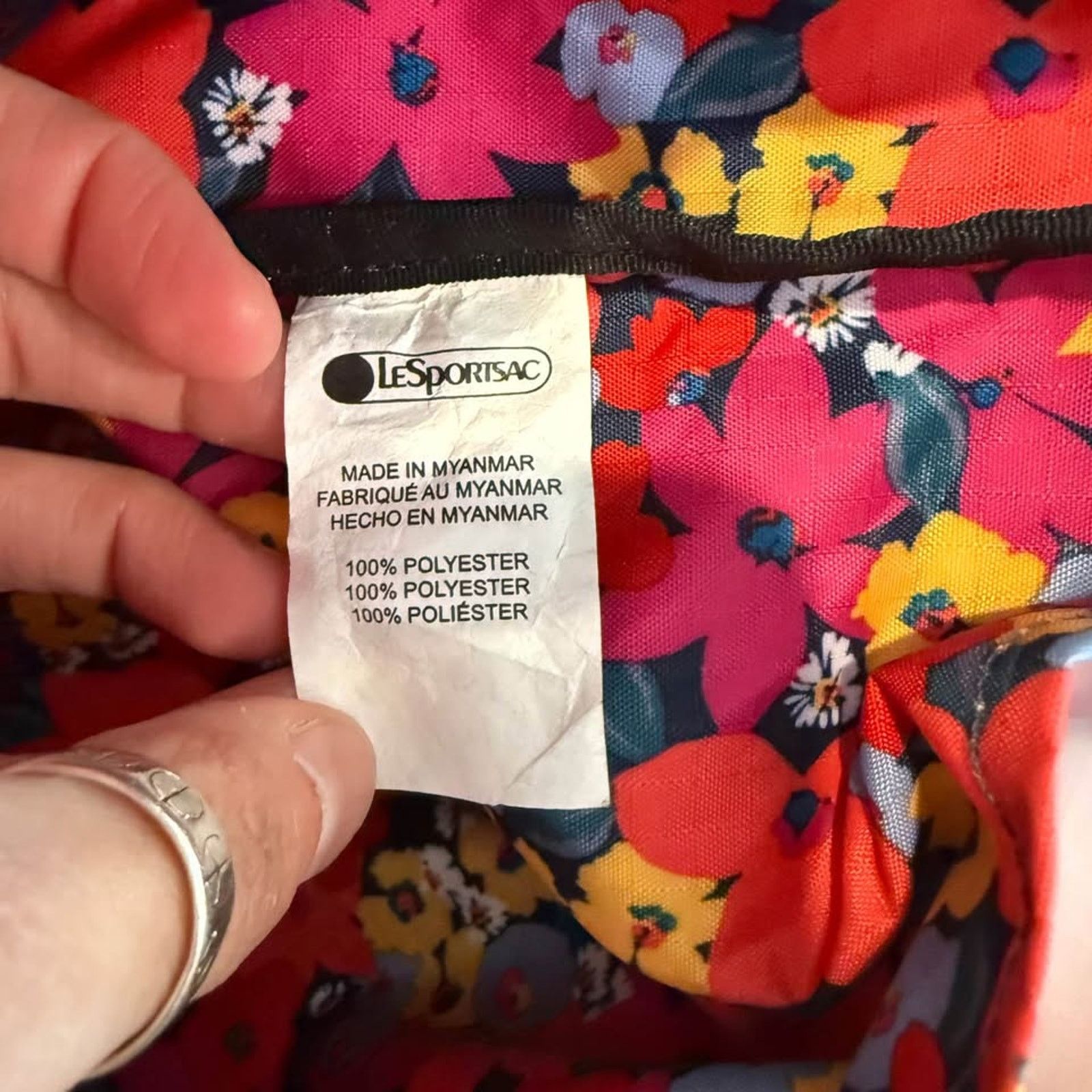 LeSportsac LeSportsac Packable Nylon Slim Tote Bag Adjustable Crossbody Size ONE SIZE - 4 Thumbnail