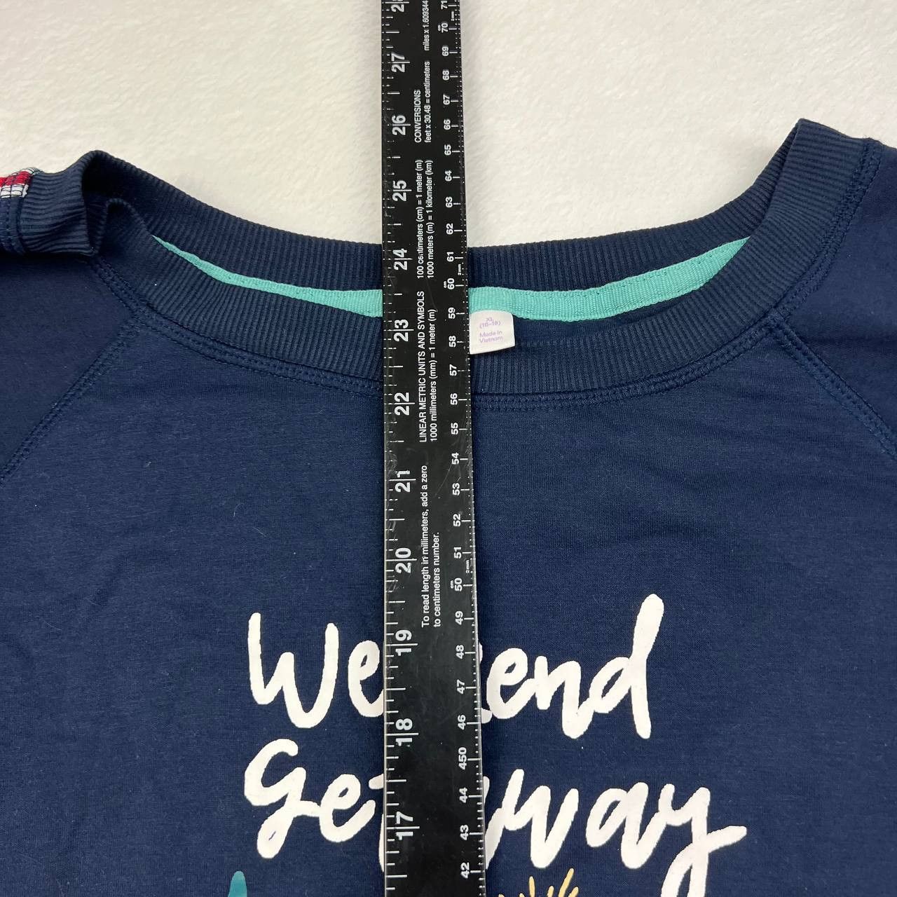 Other Weekend Getaway XL Joyspun Pullover Sweatshirt Blue Women Size XL / US 12-14 / IT 48-50 - 4 Thumbnail