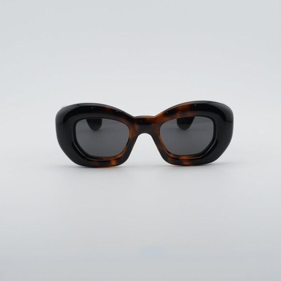Loewe Loewe LW40117I 52A Sunglasses Dark Havana/Black Cat Eye Size ONE SIZE - 3 Thumbnail