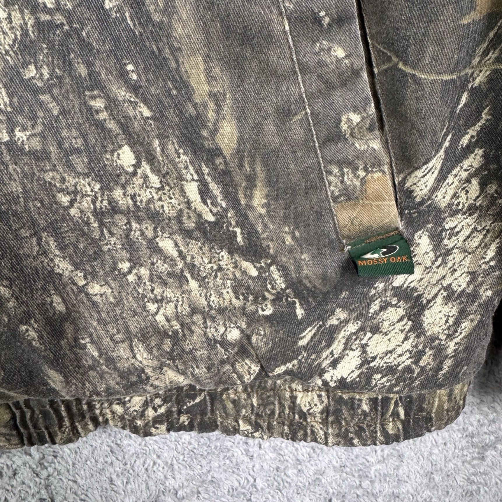 Vintage VINTAGE Mossy Oak Jacket Mens 3XL Camo Bomber USA Quilted 90s Chore Hunt Canvas Size US XXL / EU 58 / 5 - 6 Thumbnail