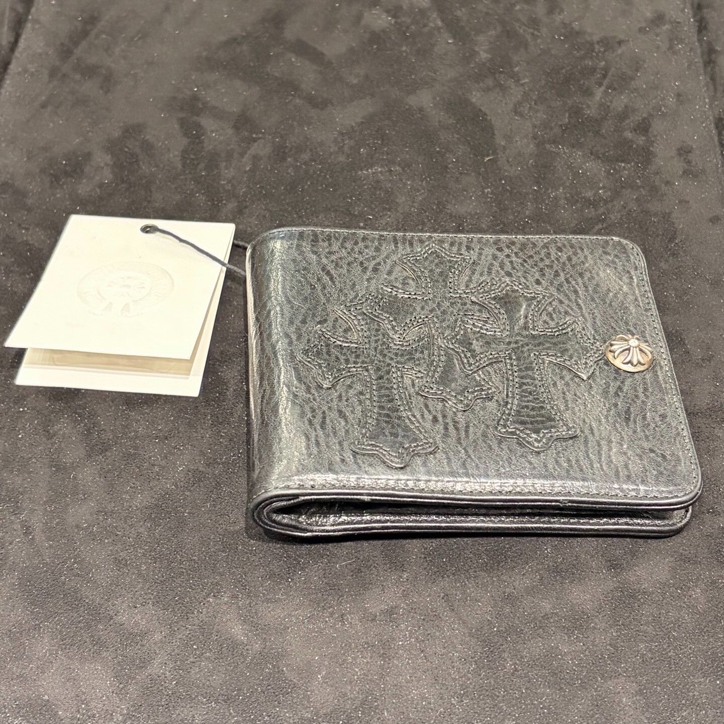 Chrome Hearts Chrome Hearts CH Cross Leather Wallet Size ONE SIZE - 1 Thumbnail