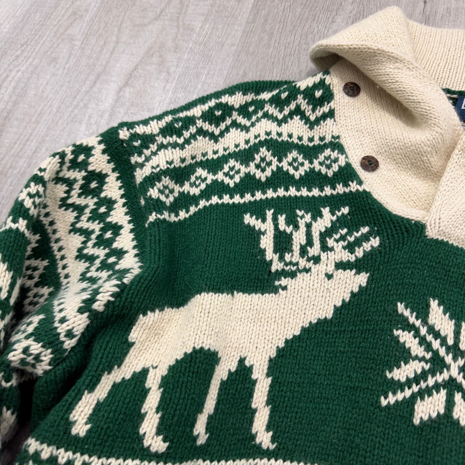 Polo Ralph Lauren Vintage Polo Ralph Lauren Shawl Collar Sweater Men's 2XL Size US XXL / EU 58 / 5 - 5 Thumbnail