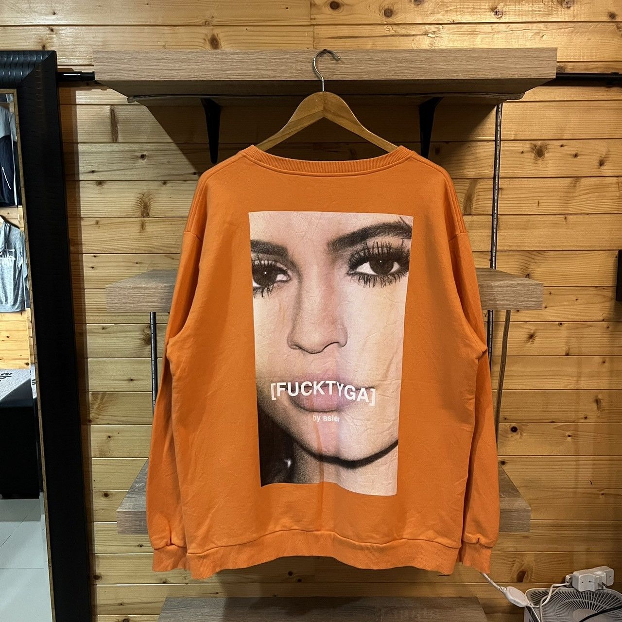 Kylie Cosmetics Kylie Jenner Orange Flames Hoodie Grailed