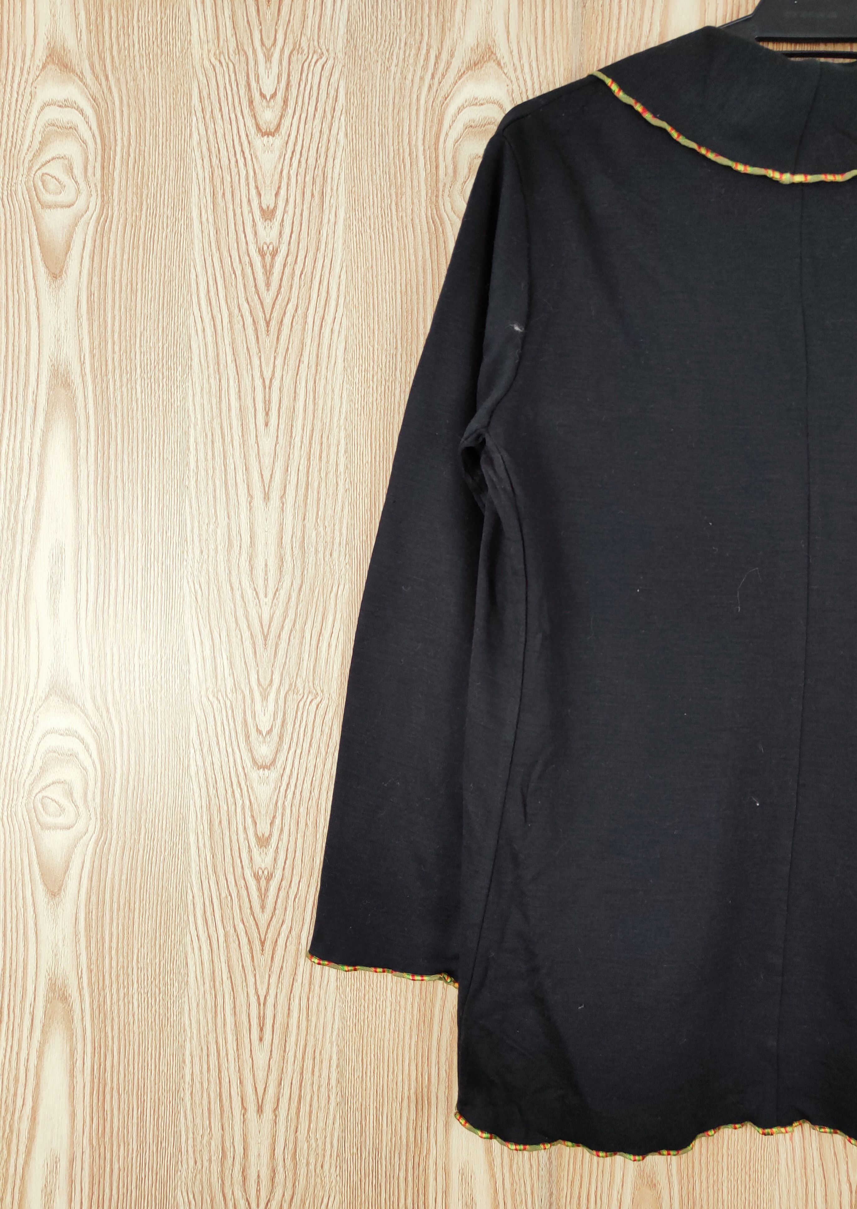 Japanese Brand × Vintage Streetwear Japanese Brand Black Cardigan Size M / US 6-8 / IT 42-44 - 8 Thumbnail