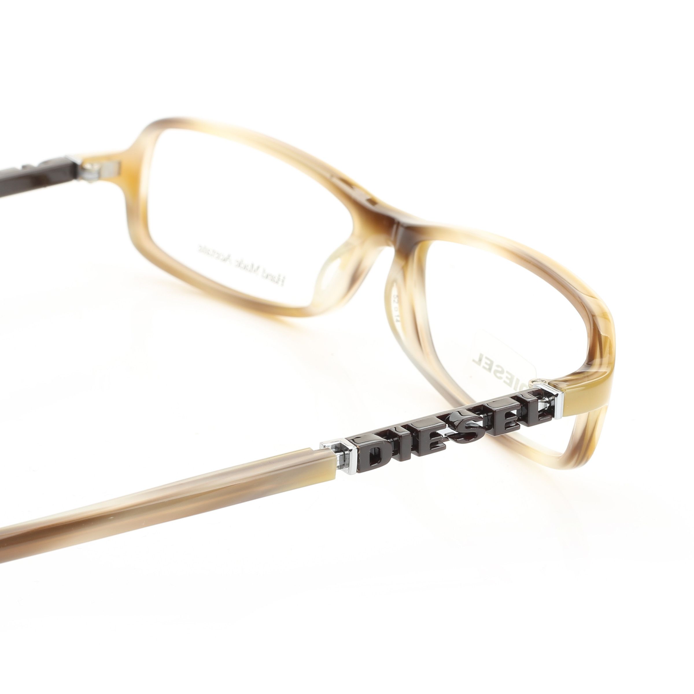 Diesel Diesel '00s Black Signature Tortoise Rectngular Glasses Size ONE SIZE - 2 Thumbnail