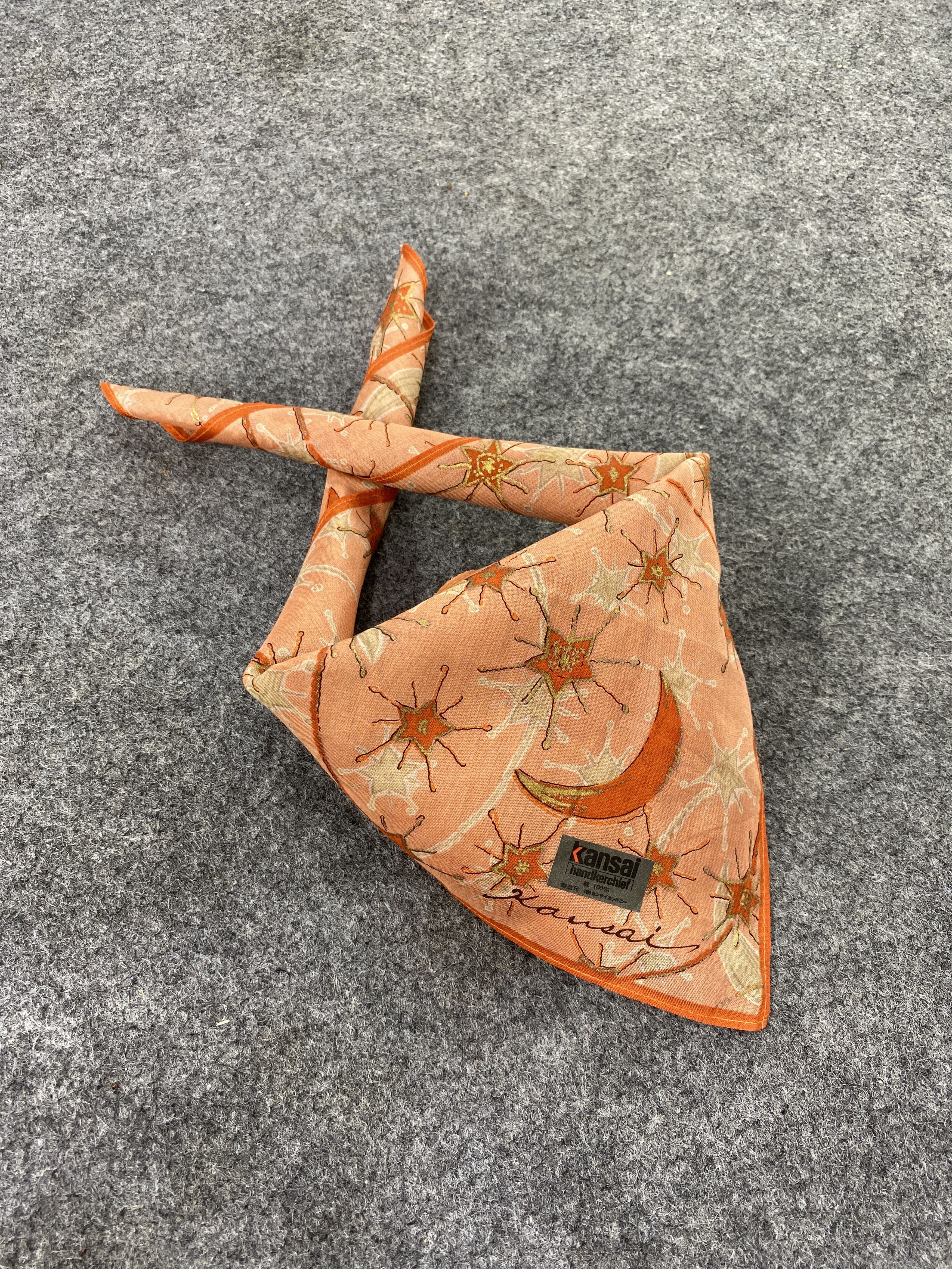 Japanese Brand Kansai Yamamoto Handkerchief / Bandana / Neckerchief-B451 Size ONE SIZE - 1 Thumbnail