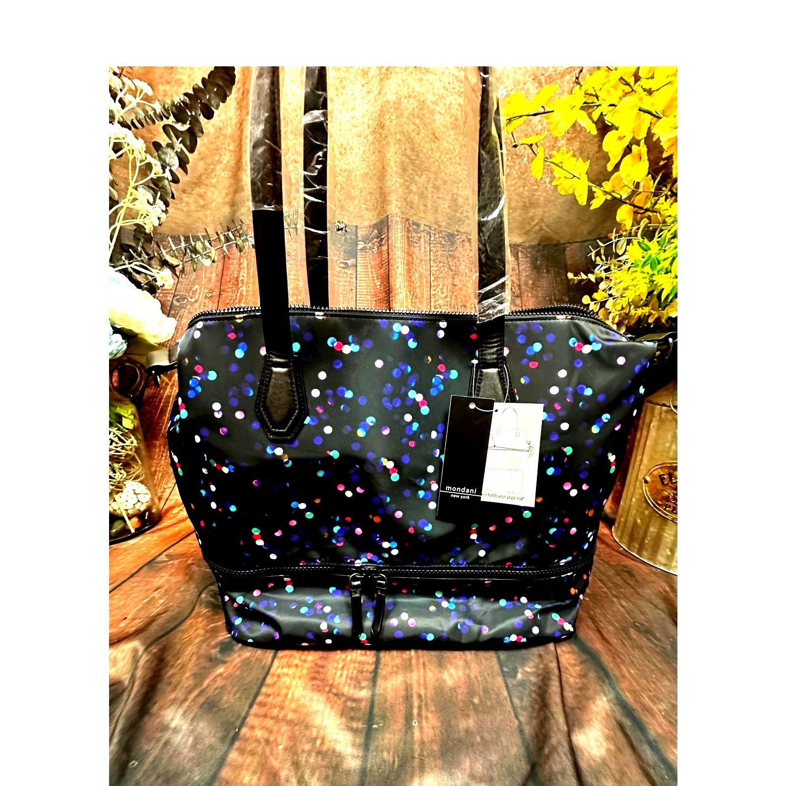 Other Mondani New York Weekender Black Multi Color XL Size ONE SIZE - 3 Thumbnail