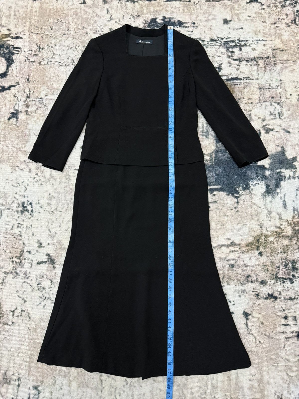 Aquascutum Aquascutum Black Formal Dress Open Front Size S / US 4 / IT 40 - 17 Thumbnail