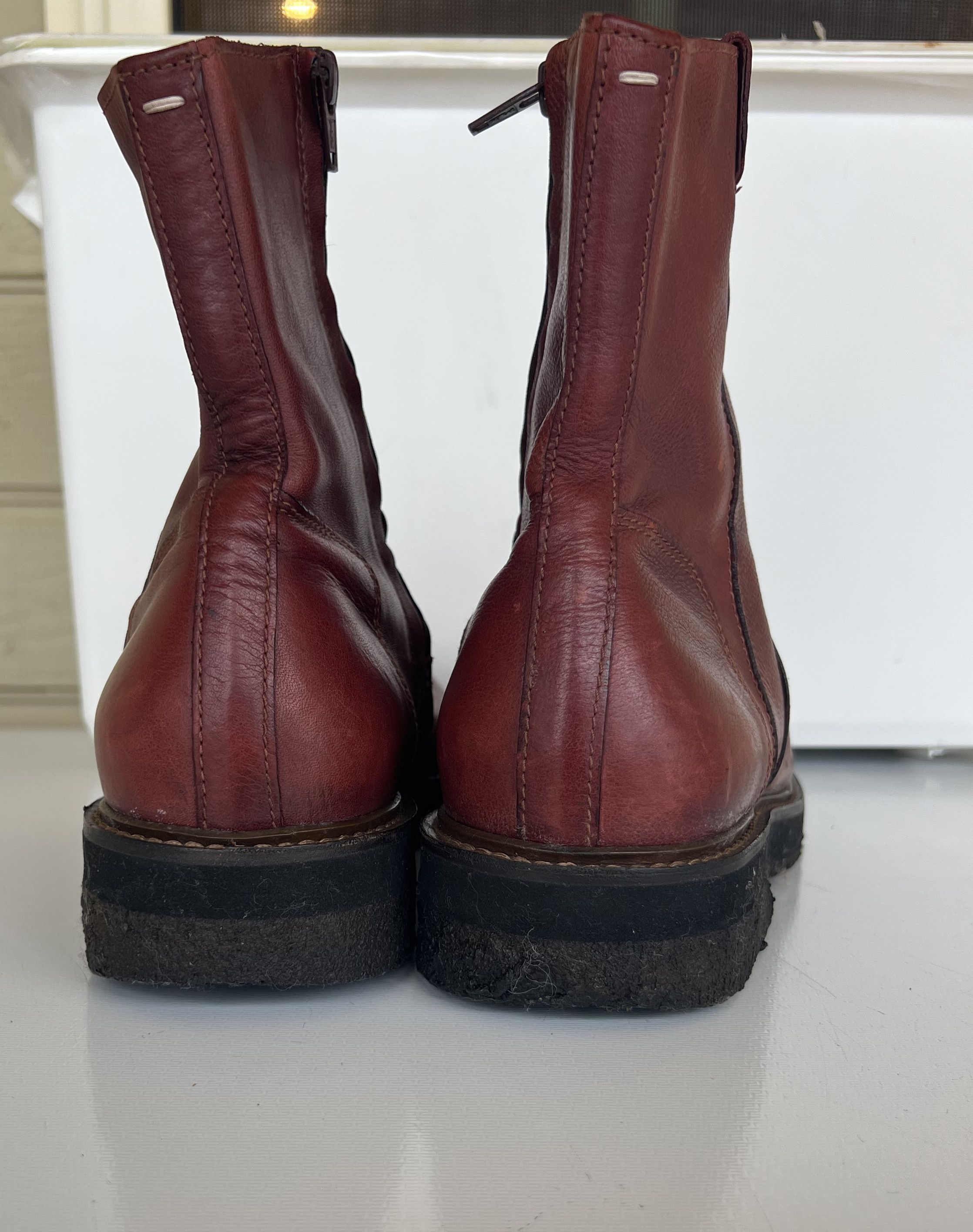 Maison Margiela maison martin margiela" burgundy" boot Size US 10 / EU 43 - 5 Thumbnail