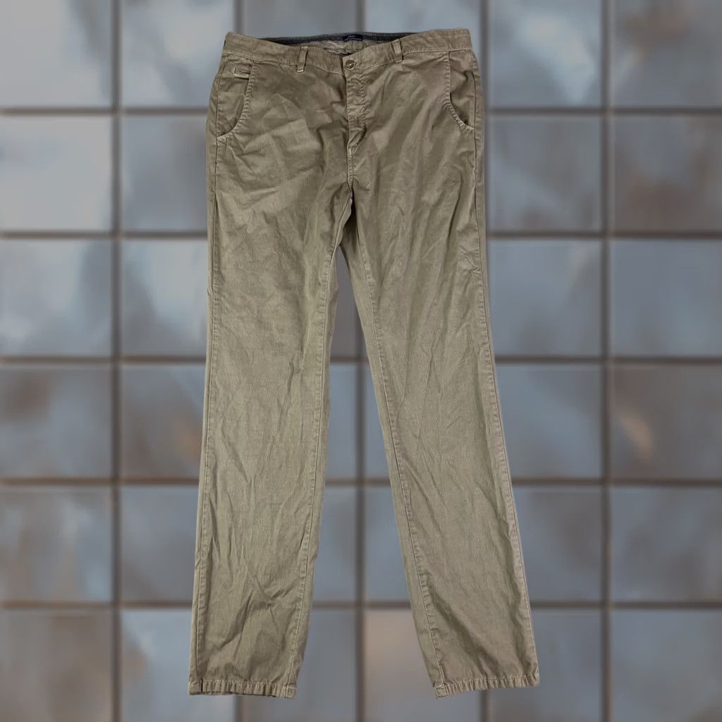 johnnie-O johnnie-O Harkers Corduroy Pants Men 36x34 Tan Beige Preppy Casual Pant Mens Regular Size US 36 / EU 52 - 1 Thumbnail