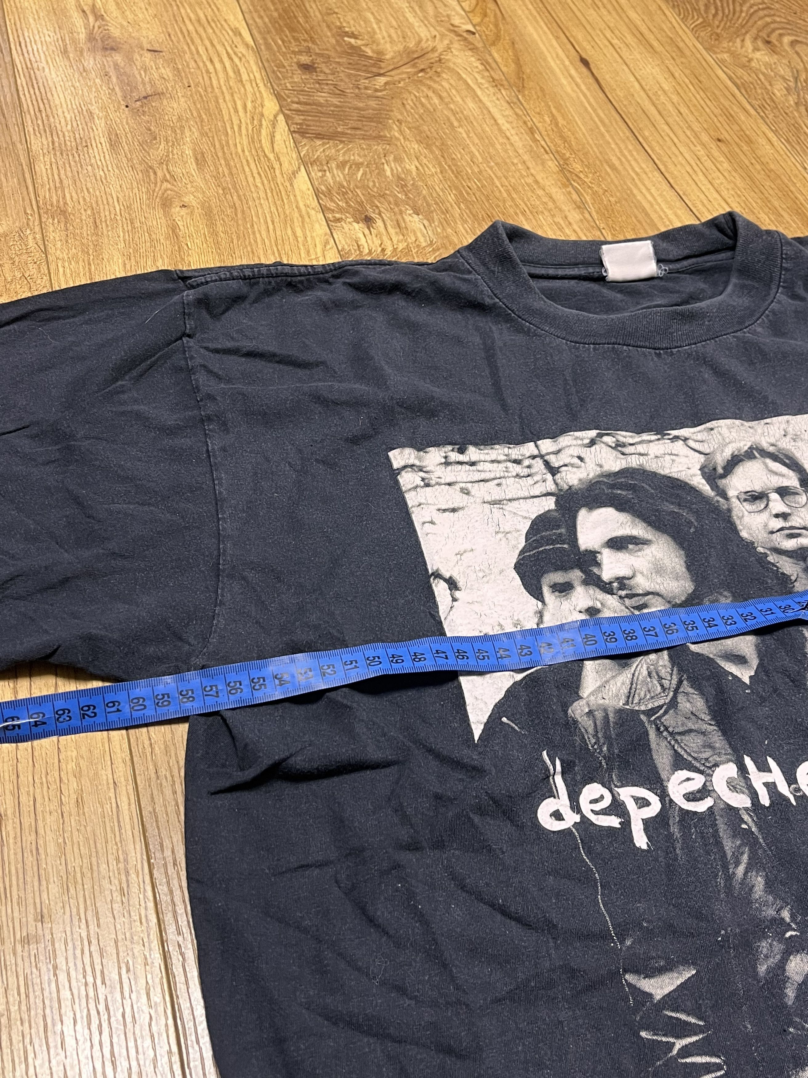 Band Tees × Vintage Vintage 1993 Depeche Mode Devotional Concert T-Shirt Size US XL / EU 56 / 4 - 6 Thumbnail