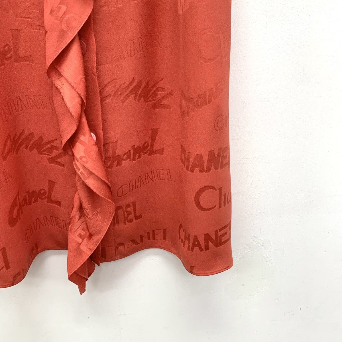 Chanel Chanel Silk Logo Jacquard Lace Trim Sleeveless Dress K26WX Size M / US 6-8 / IT 42-44 - 4 Thumbnail