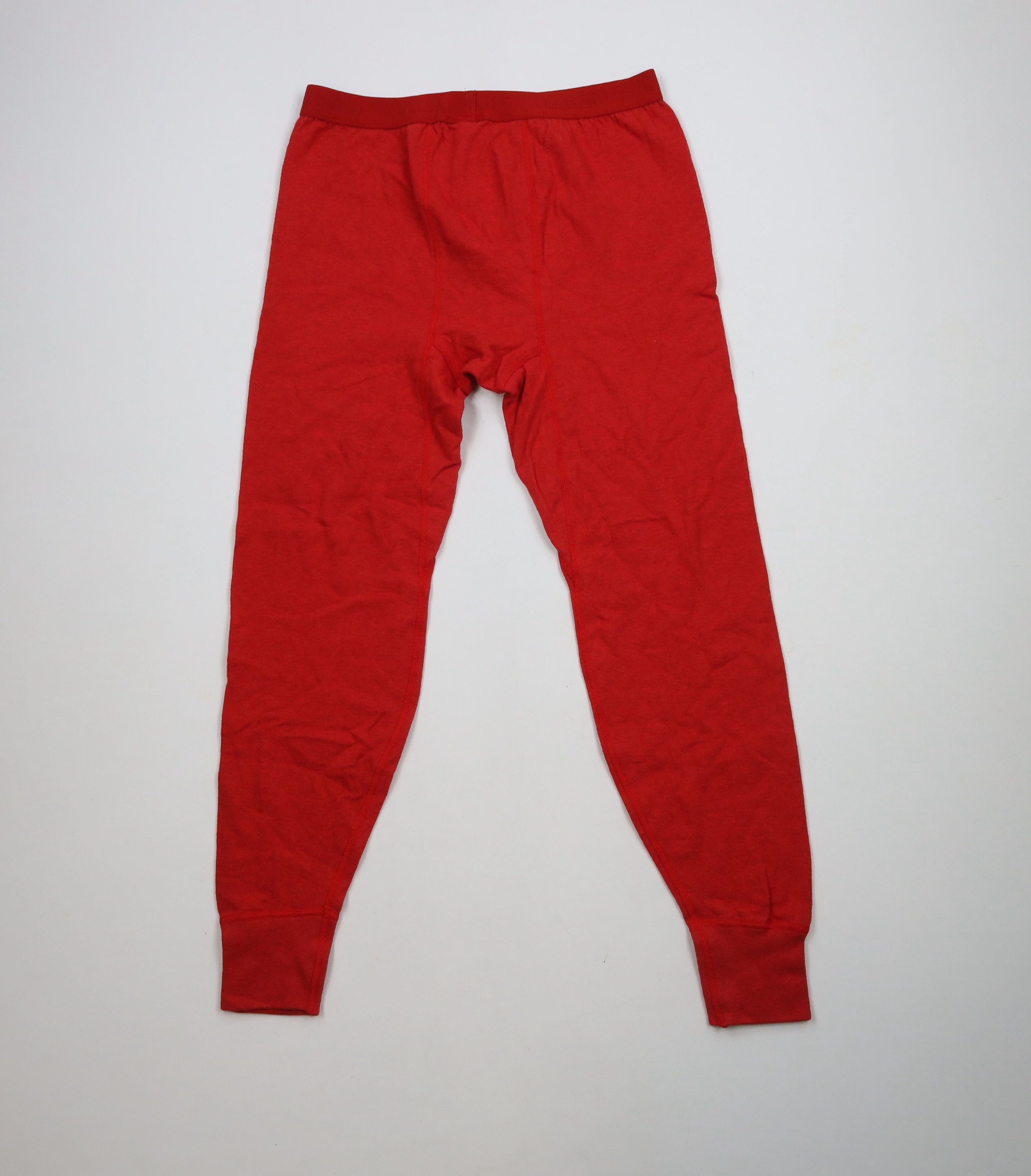 L.L. Bean × Vintage Vintage LL Bean Double Wool Blend Knit Thermal Pants Red Size US 34 / EU 50 - 8 Thumbnail