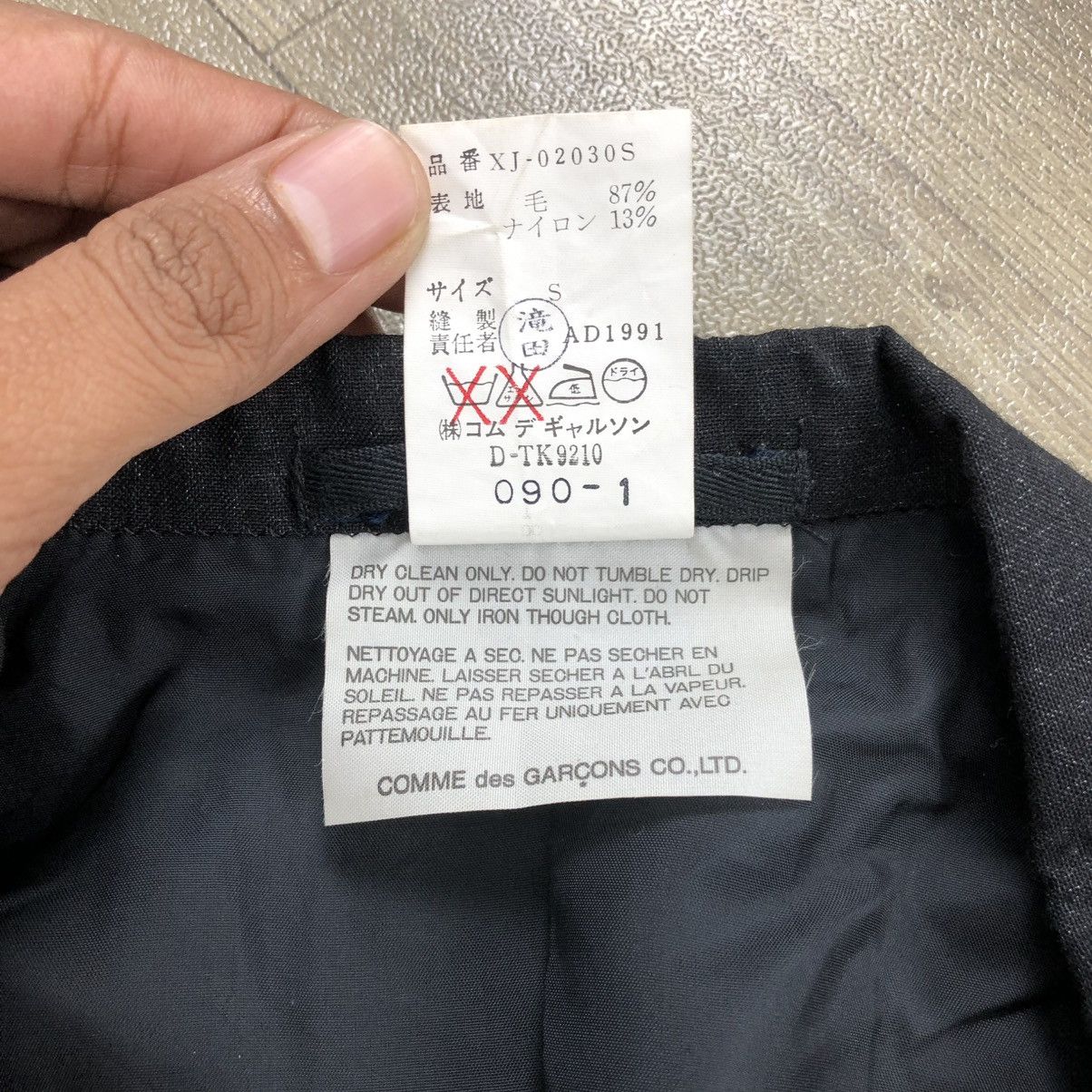 Comme des Garcons × Comme des Garcons Homme Plus AW91 Runaway Comme Des Garcons Homme Plus CDG Blazers Jacket Size 42S - 5 Thumbnail