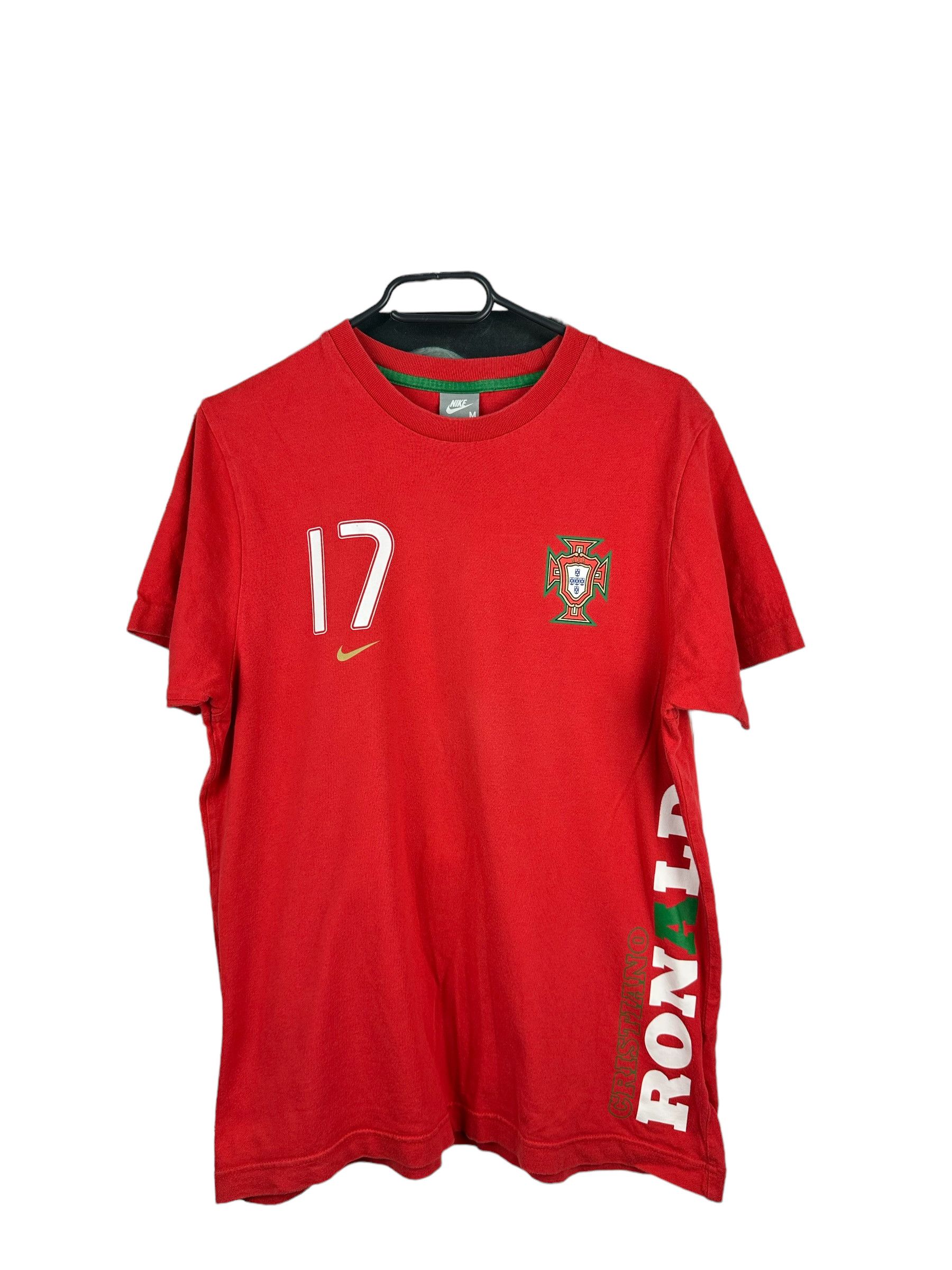Nike Vintage Portugal #17 Ronaldo Train Shirt Football Jersey Size US M / EU 48-50 / 2 - 1 Thumbnail