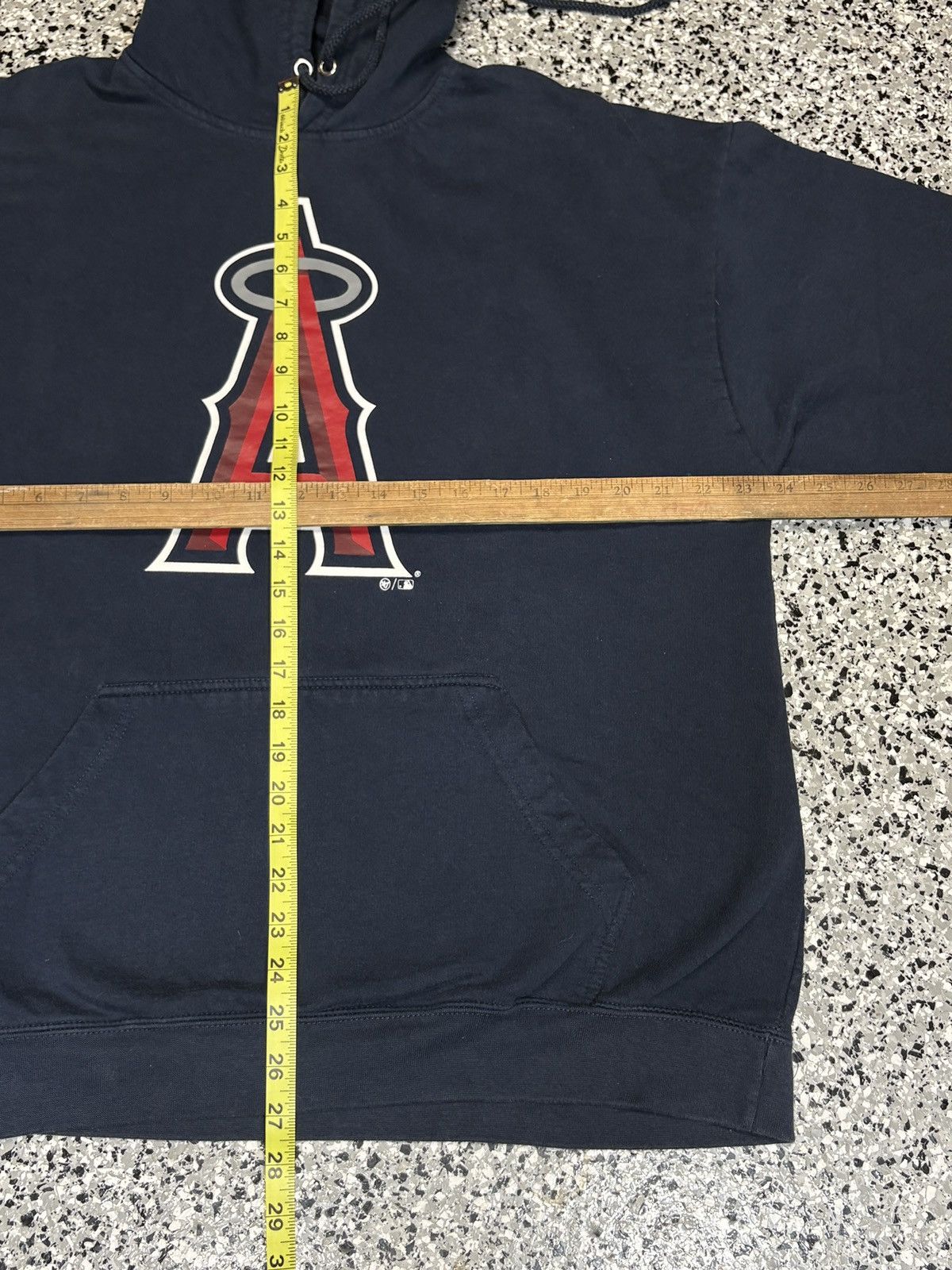 MLB 2010s ‘47 Brand Anaheim Angels Navy Blue Hoodie Size XL 0287 Size US XL / EU 56 / 4 - 5 Thumbnail