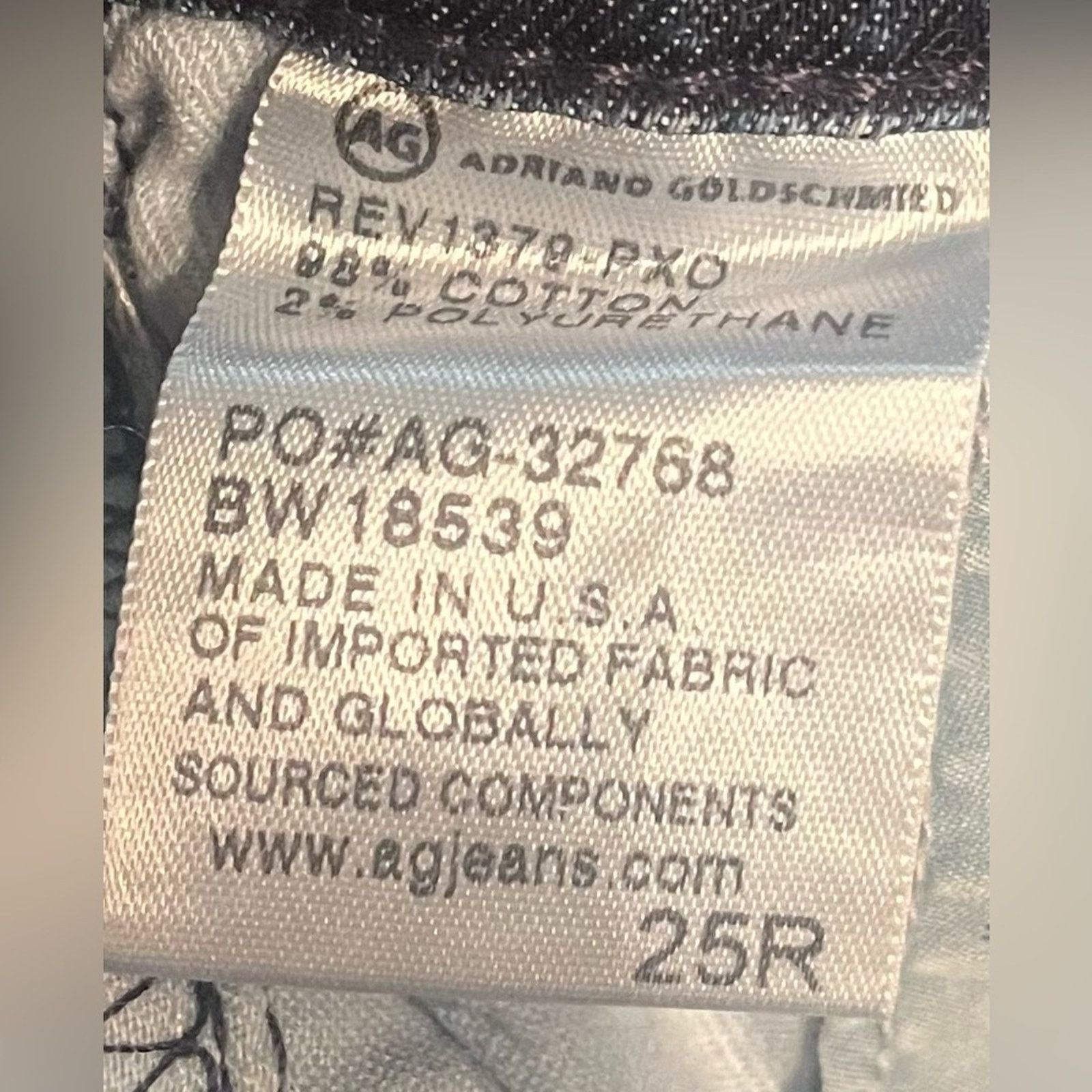 AG Adriano Goldschmied Adriano Goldschmidt Farrah Skinny hi-rise skinny jeans, 25R Size 36" / US 14 / IT 50 - 10 Thumbnail