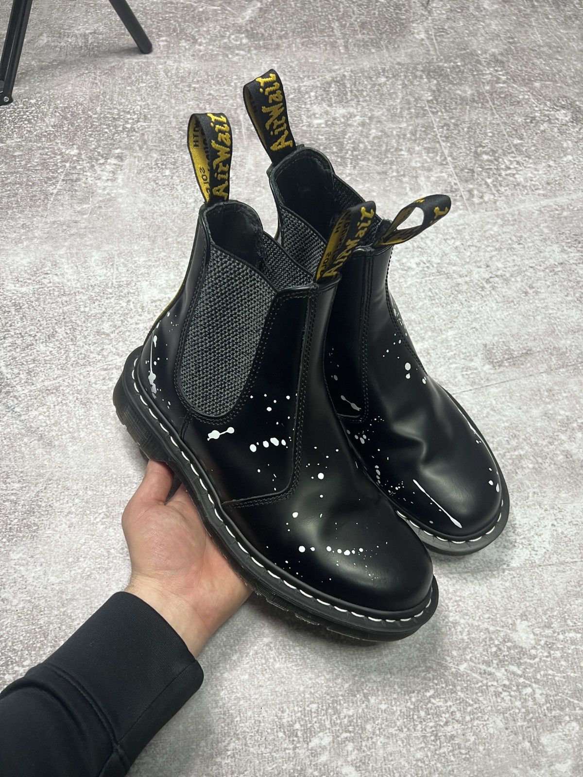 Dr. Martens × Neighborhood Dr. Martens x Neighborhood 2976 Boots Paint Splatter Black Size US 6.5 / EU 39-40 - 1 Thumbnail