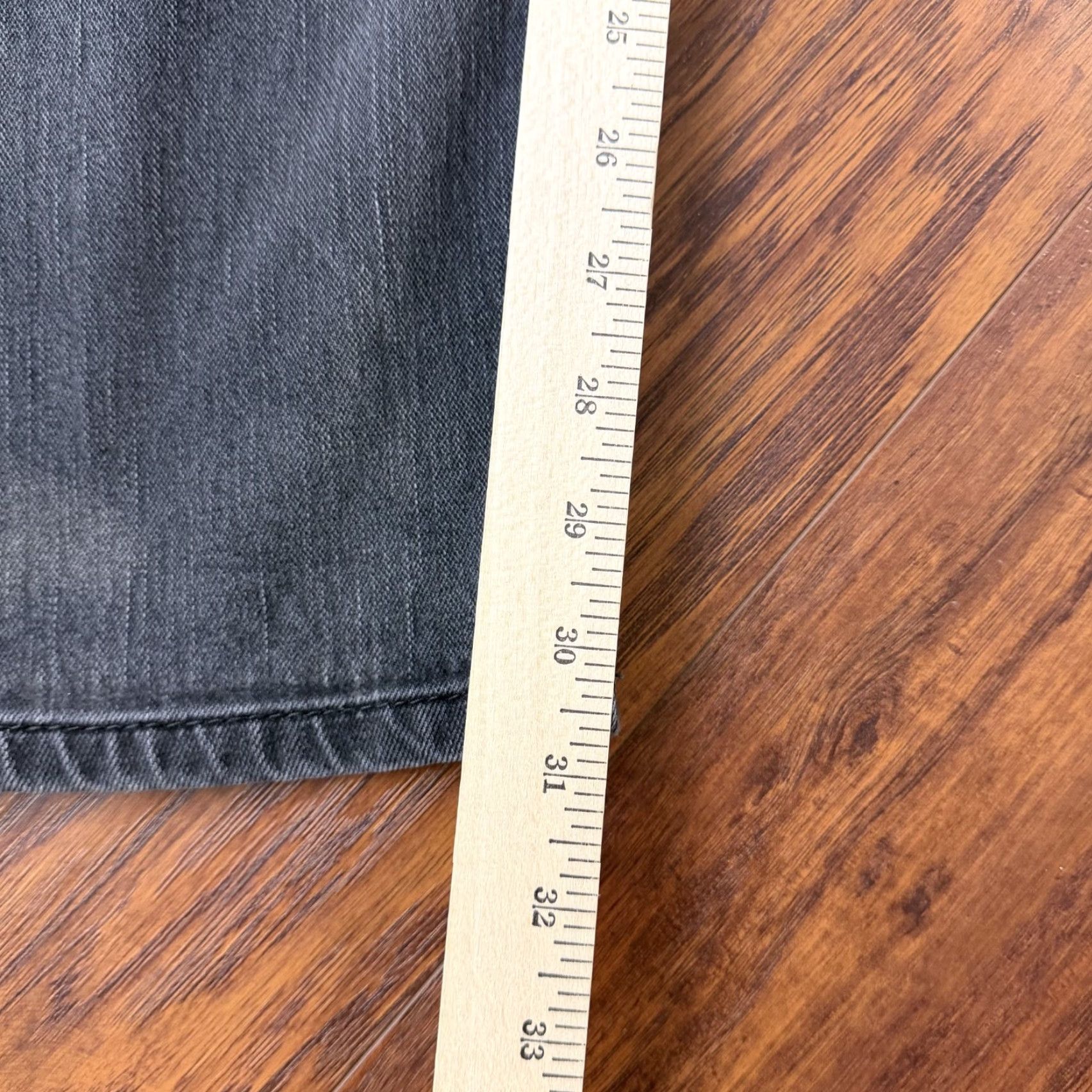 Levi's Levi's 569 Jeans Mens 36 Gray Straight Relaxed Denim Stretch 34x31 Dark Wash Logo Pockets Mid Rise Regular Inseam 31 Size US 34 / EU 50 - 6 Thumbnail